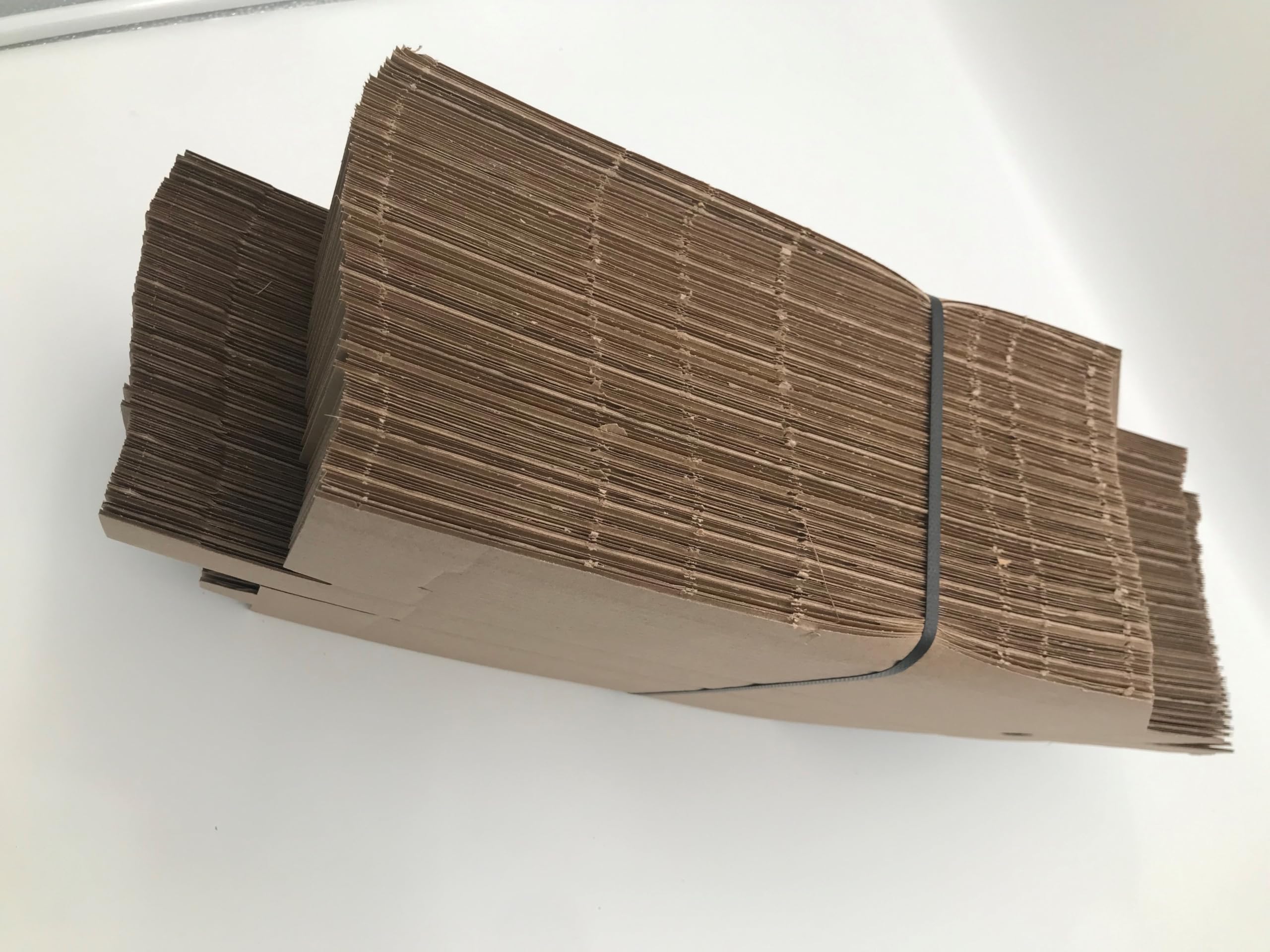 Pack de 50 bacs de stockage à bec en carton , 300x200x150 mm, couleur marron