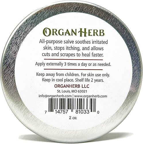 Miniatura 2 de OrganHerb Crema orgánica de caléndula (Neven) 2 oz