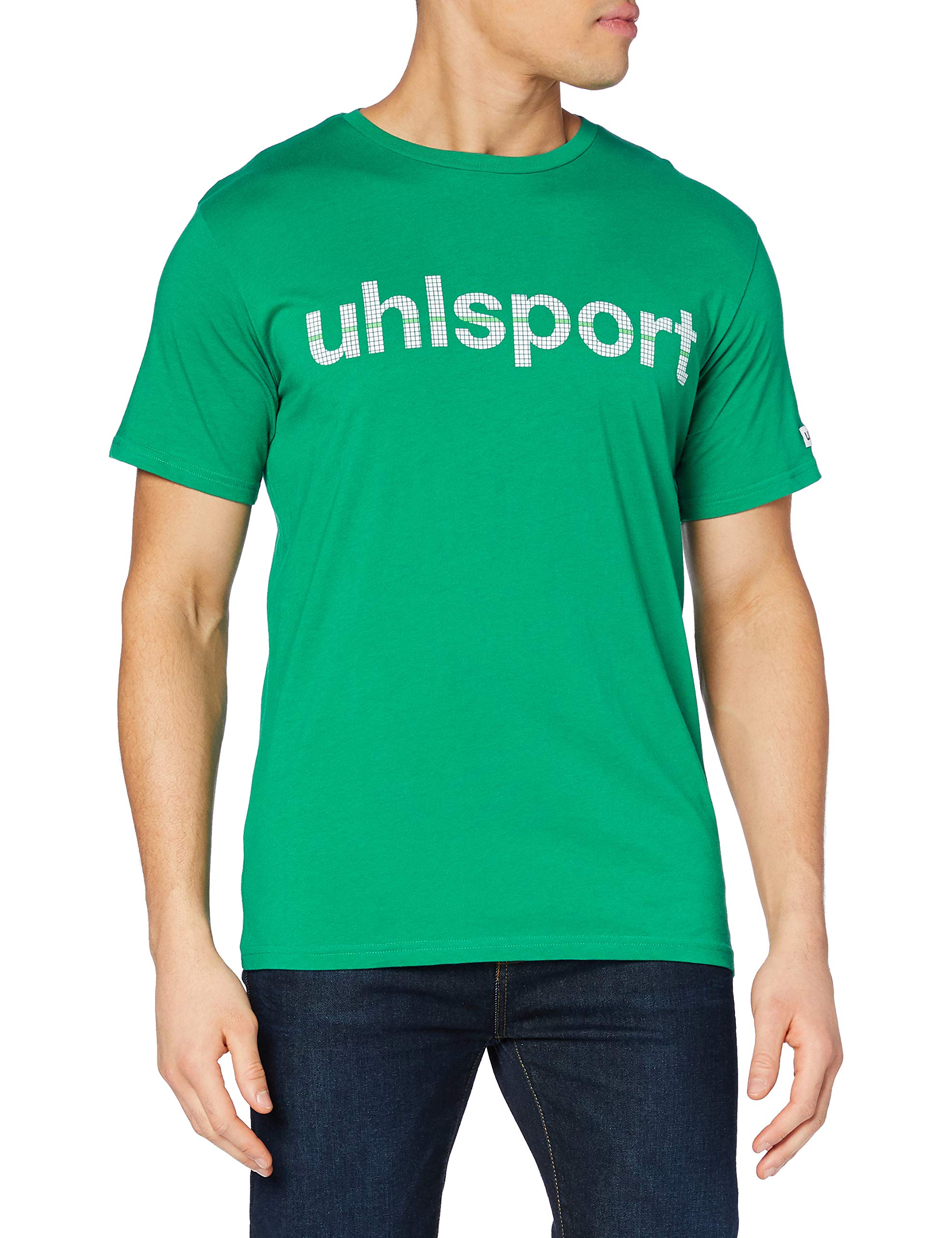 Uhlsport Men Essential Promo T-Shirt Men's T-Shirt - Lagune, XXS