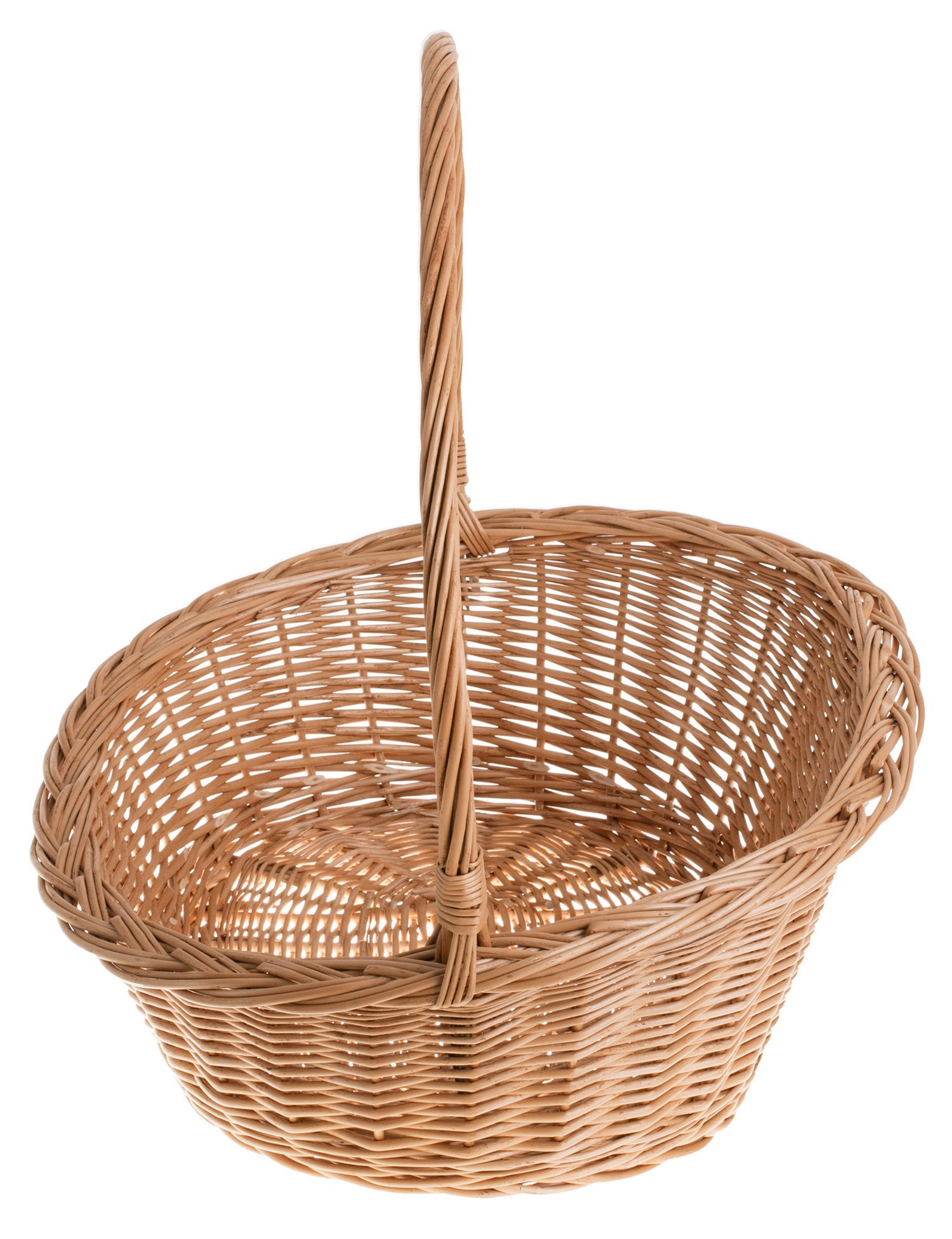 e-wicker24 Panier en osier Cadeau, weidener Panier Cadeau dans naturfarbe, ovale, panier de fleurs