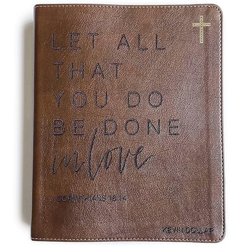 Hand Lettered and Laser Engraved NIV Journaling Bible, Personalized Gift, Custom Name Engraving Available Hand Lettered and Laser Engraved NIV Journaling Bible, Personalized Gift, Custom Name Engraving Available
