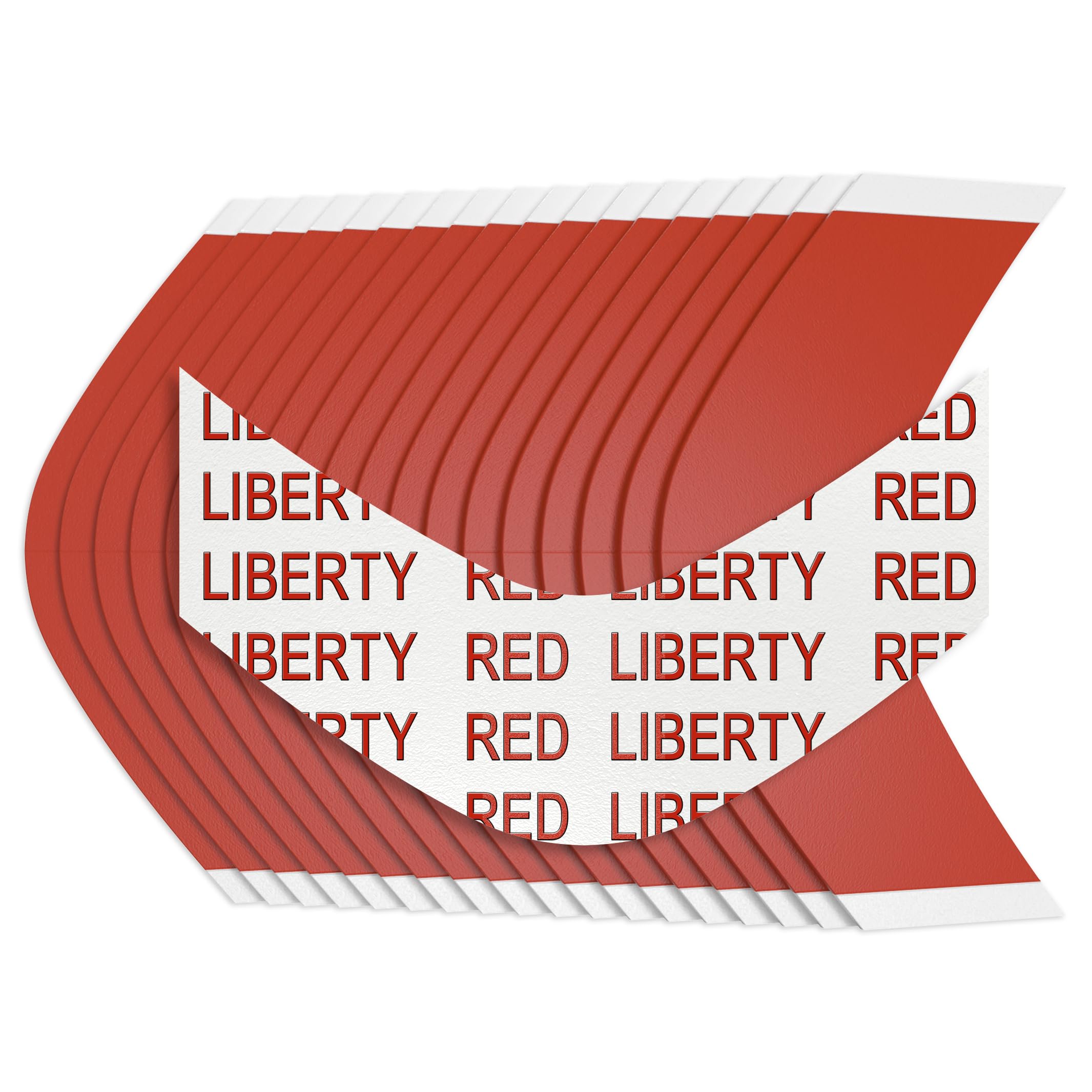 Sunshine Tape | Liberty Red Liner Wig Tape | 36 Pieces | Clear Double Sided Adhesive (A Curve)-image-31