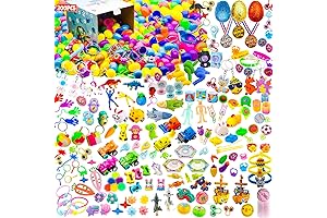 Adorable Assorted 200 Prefilled Easter Eggs with Surprises