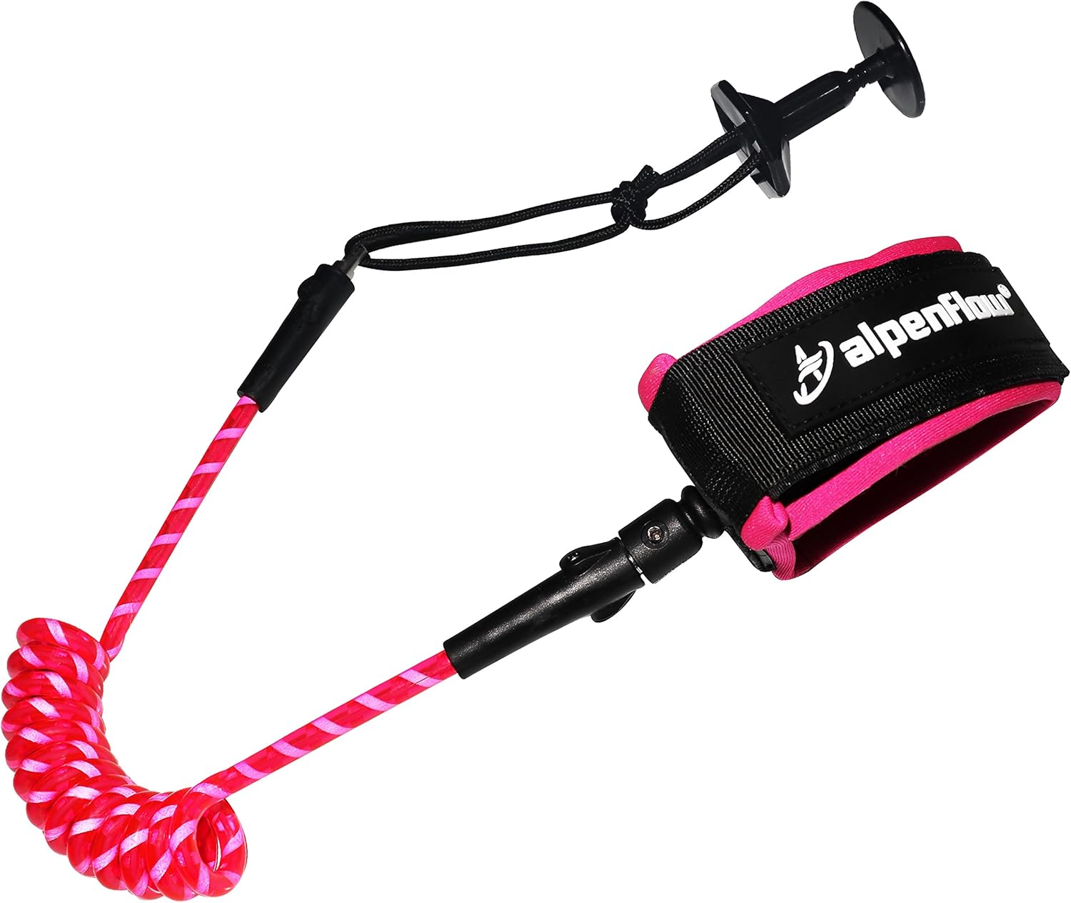 Coiled Bodyboard Wrist Leash by A ALPENFLOW