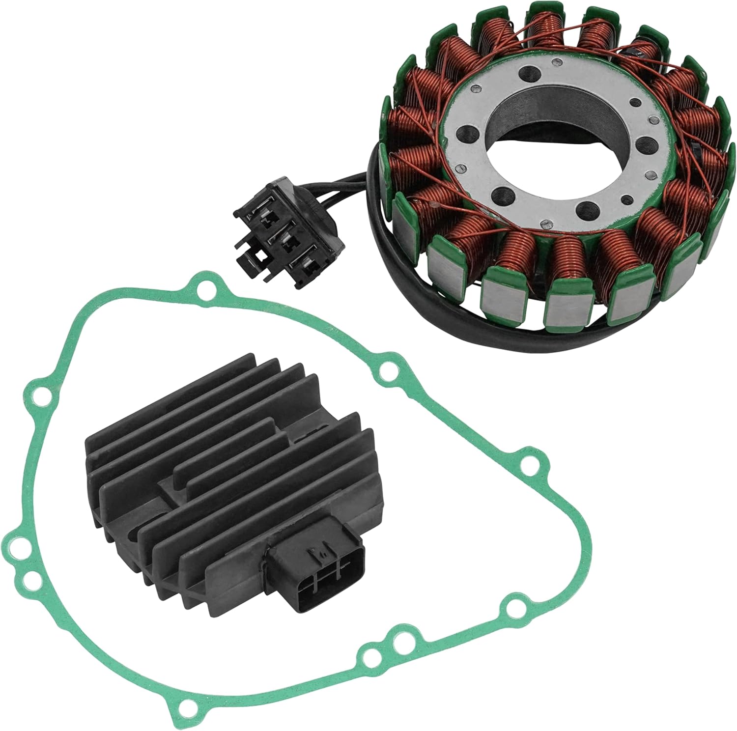 Caltric Stator Regulator Rectifier Gasket Compatible with Kawasaki Ninja 1000 Zx1000 G H M Abs 2011-2013