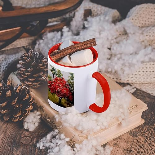 Miniatura 6 de 3dRose Taza de café, tamaño 11 oz - Foto de un árbol extravagante con palmeras en Puerto Rico A. Torres Art Puerto Rico - divertido regalo de taza