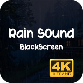 Rain Sounds for Sleeping Dark Screen | SLEEP & RELAXATION | Black Screen| ASMR 2025