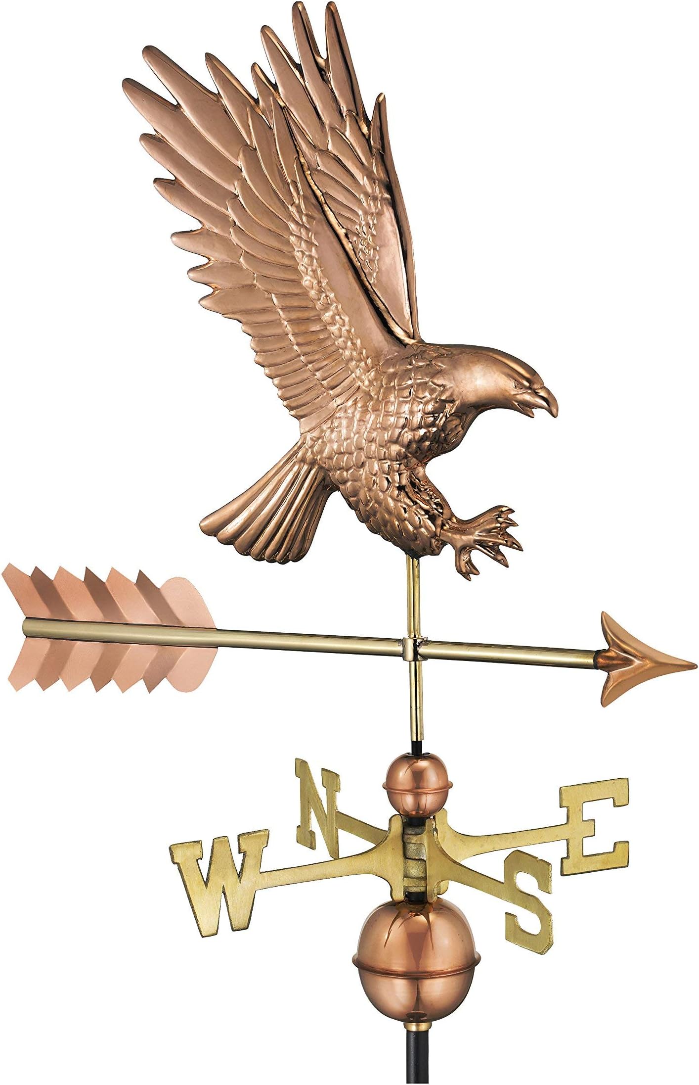 Good Directions American Bald Eagle Weathervane, Pure Copper (Renewed)