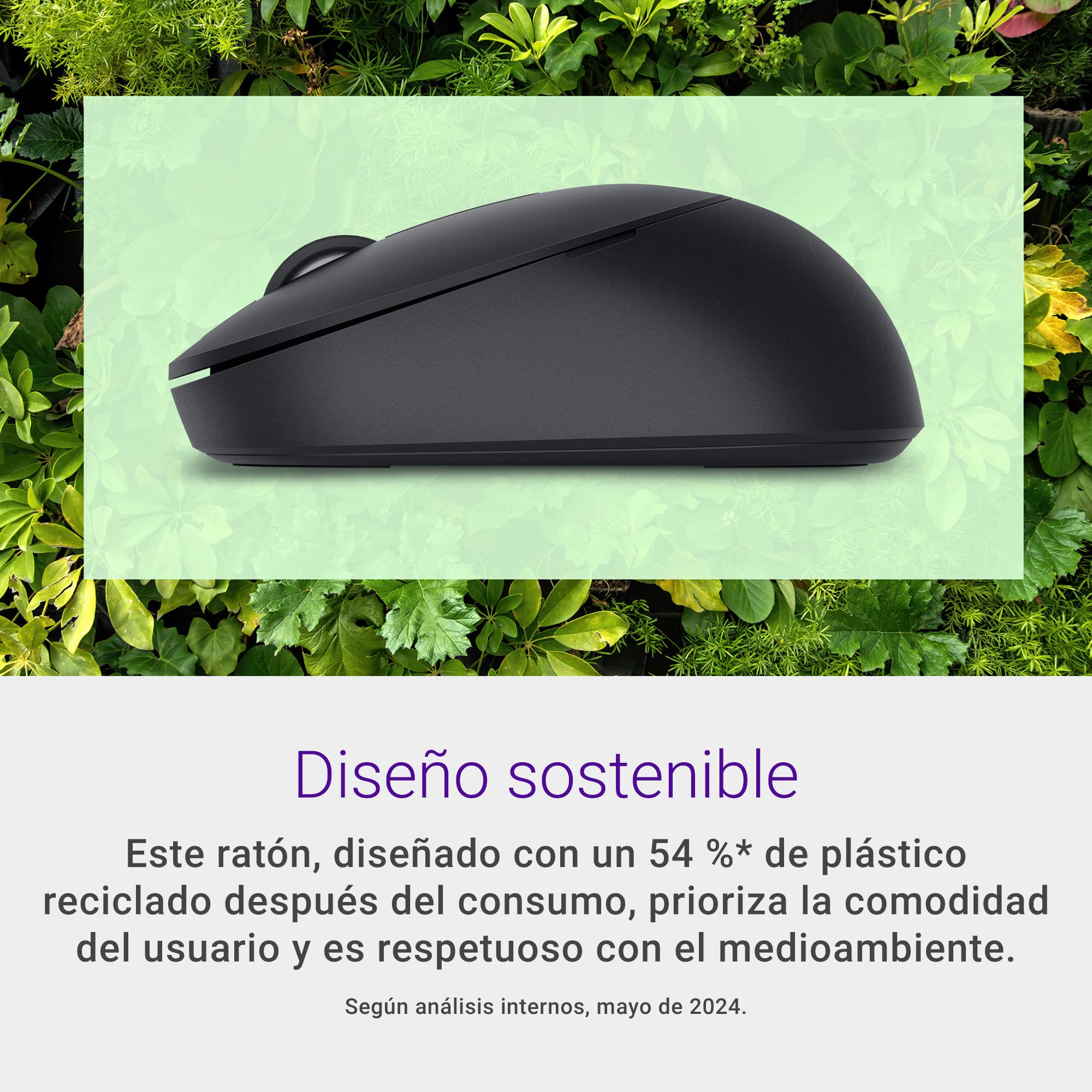 Dell Silent Mouse MS355 – bezprzewodowa mysz z cichymi kliknięciami, połączenie 2,4 GHz, śledzenie optyczne, konstrukcja z 3 przyciskami, 36-miesięczna żywotność baterii, czarna