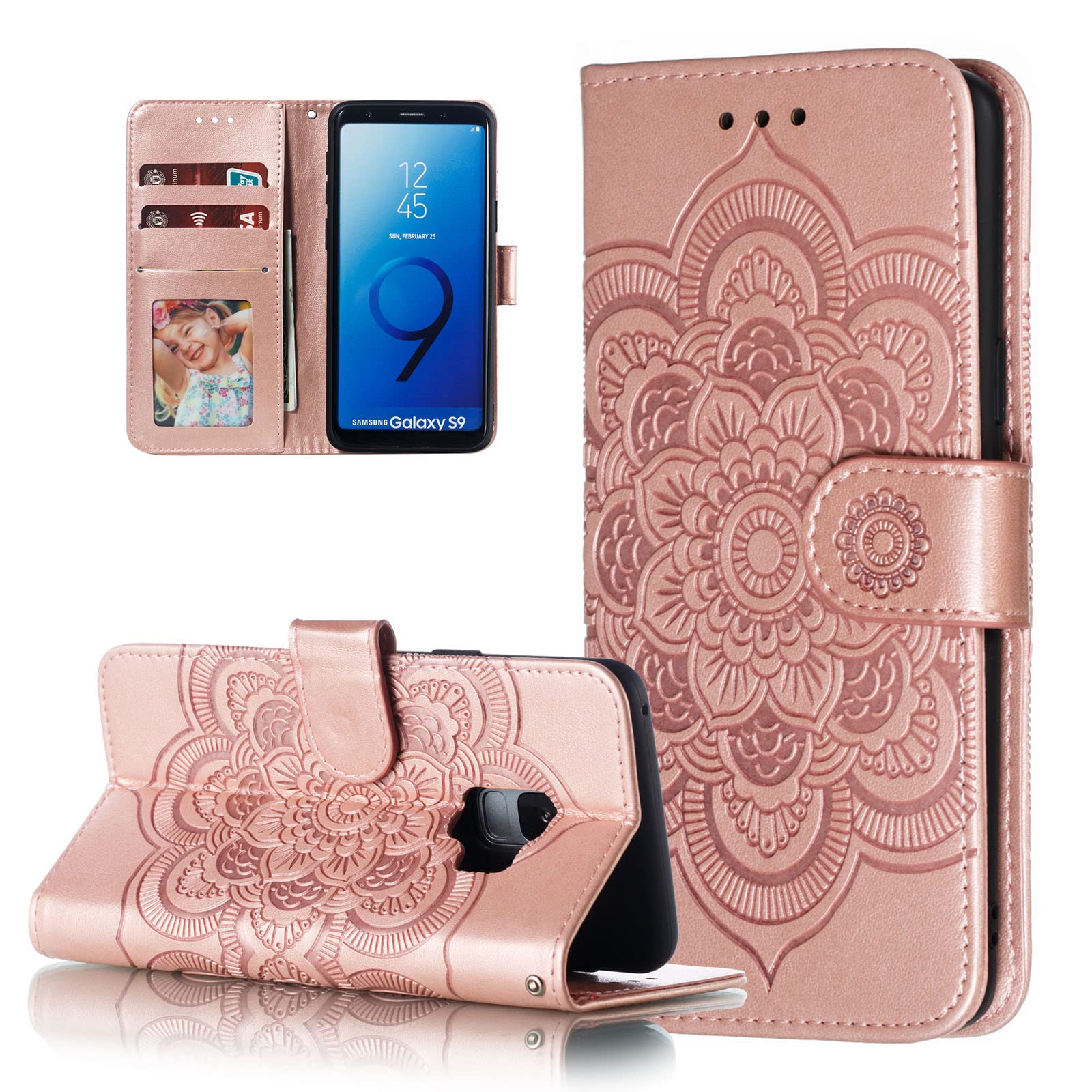 Protection intégrale Galaxy S8 Plus clapet aimanté et dragonne