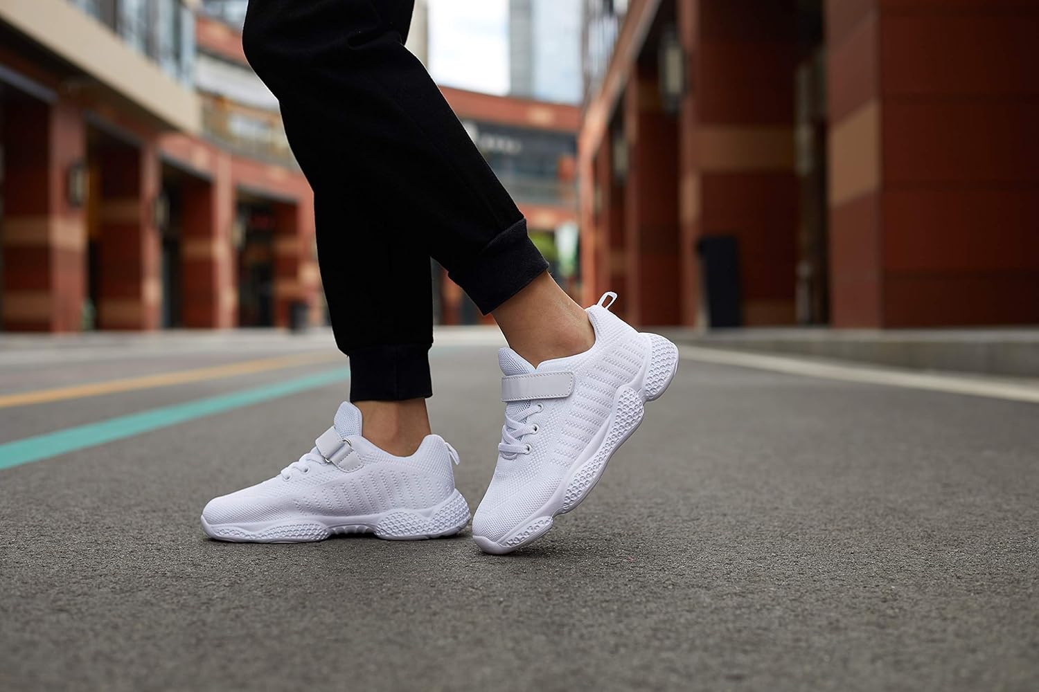 KAQ Kids Breathable Sneakers Mesh Lightweight Easy Walk Casual