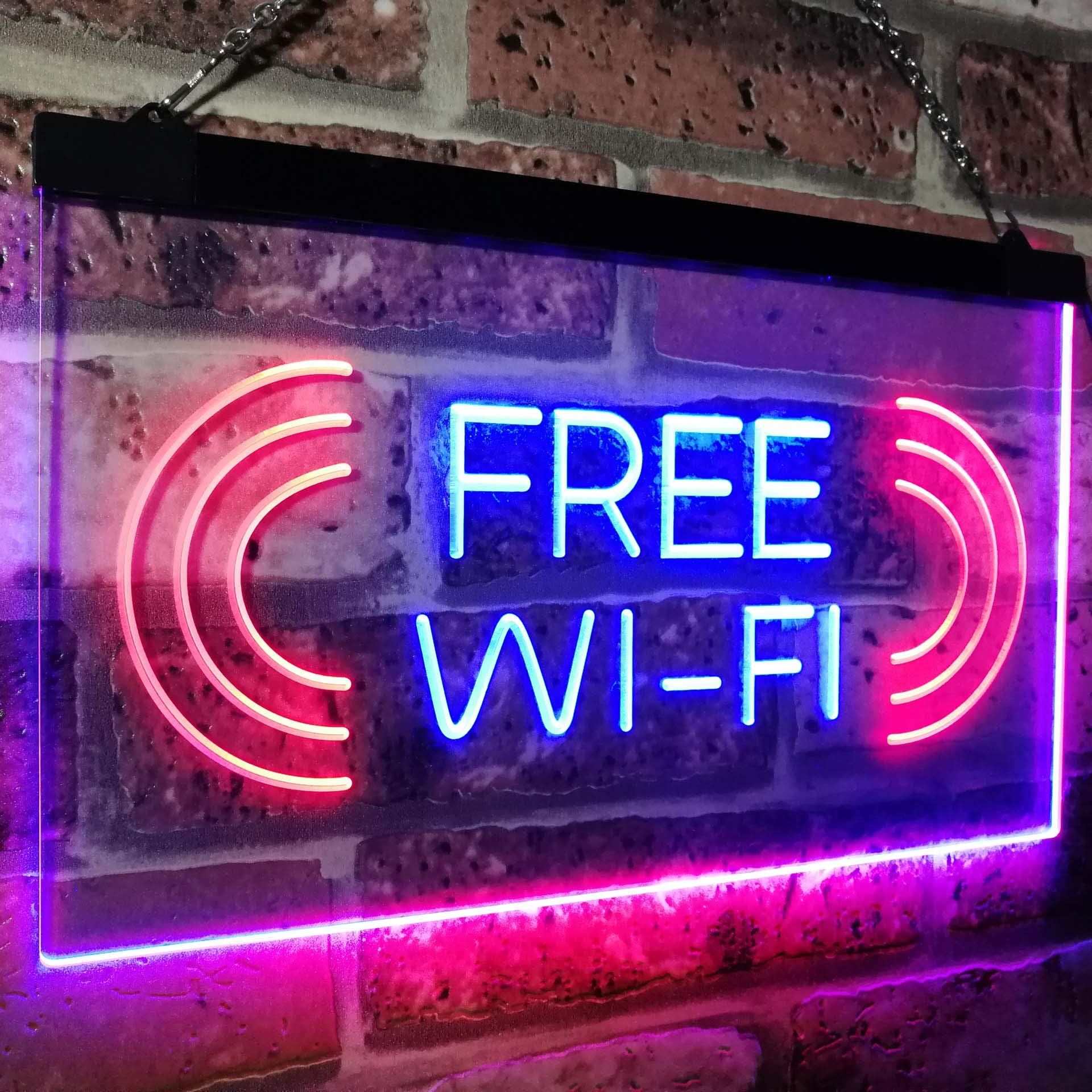 LED Wi-Fiサイン 　ワイファイ　看板 Amazon | トヨダプロダクツ Wi-Fi フリーwi-fi 無料wi-fi 案内