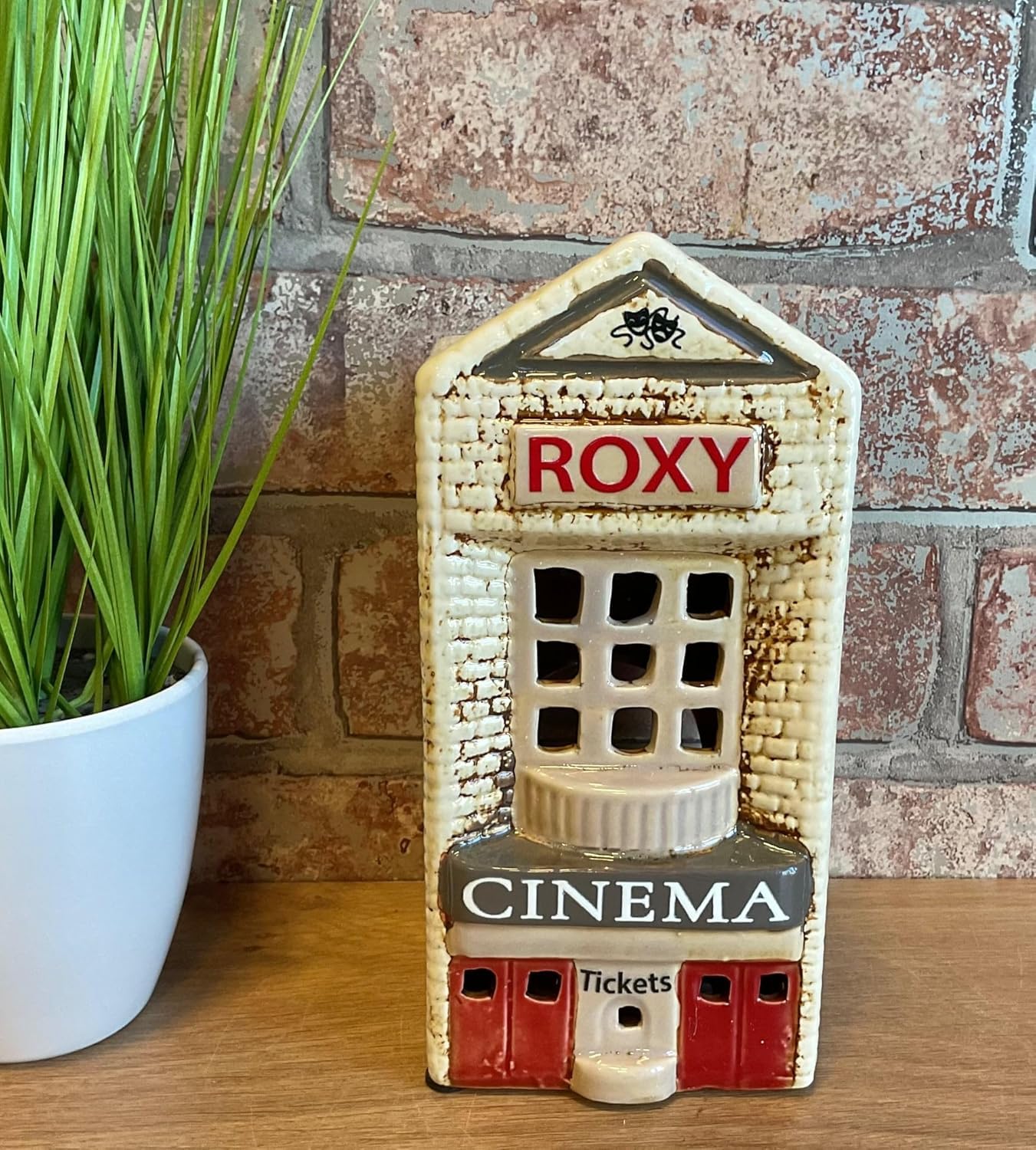 Village Pottery Roxy Cinema - Portavelas de cerámica