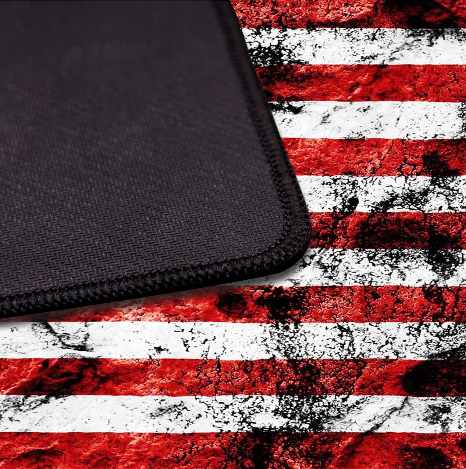 American Flag Desktop Computer Mouse Pad Gaming Mouse Pad Expansion XXL Keyboard Pad 35.4X15.7-inch Laptop Mouse Keyboard Pad Office Desk Decoration - Image 4