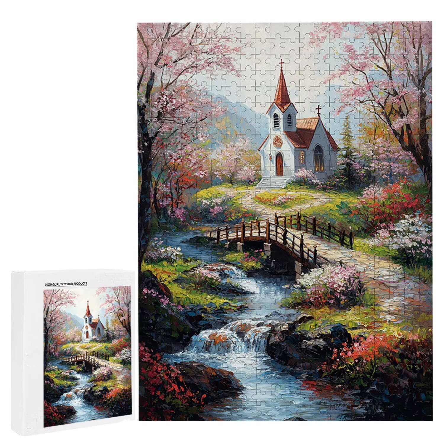 4000 sztuk puzzli, Cabana Ponte4000 sztuk puzzli dla dorosłych, prezent rocznicowy, prezent świąteczny, dekoracja domu, zapobieganie zwyrodnieniu mózgu u osób starszych v-882