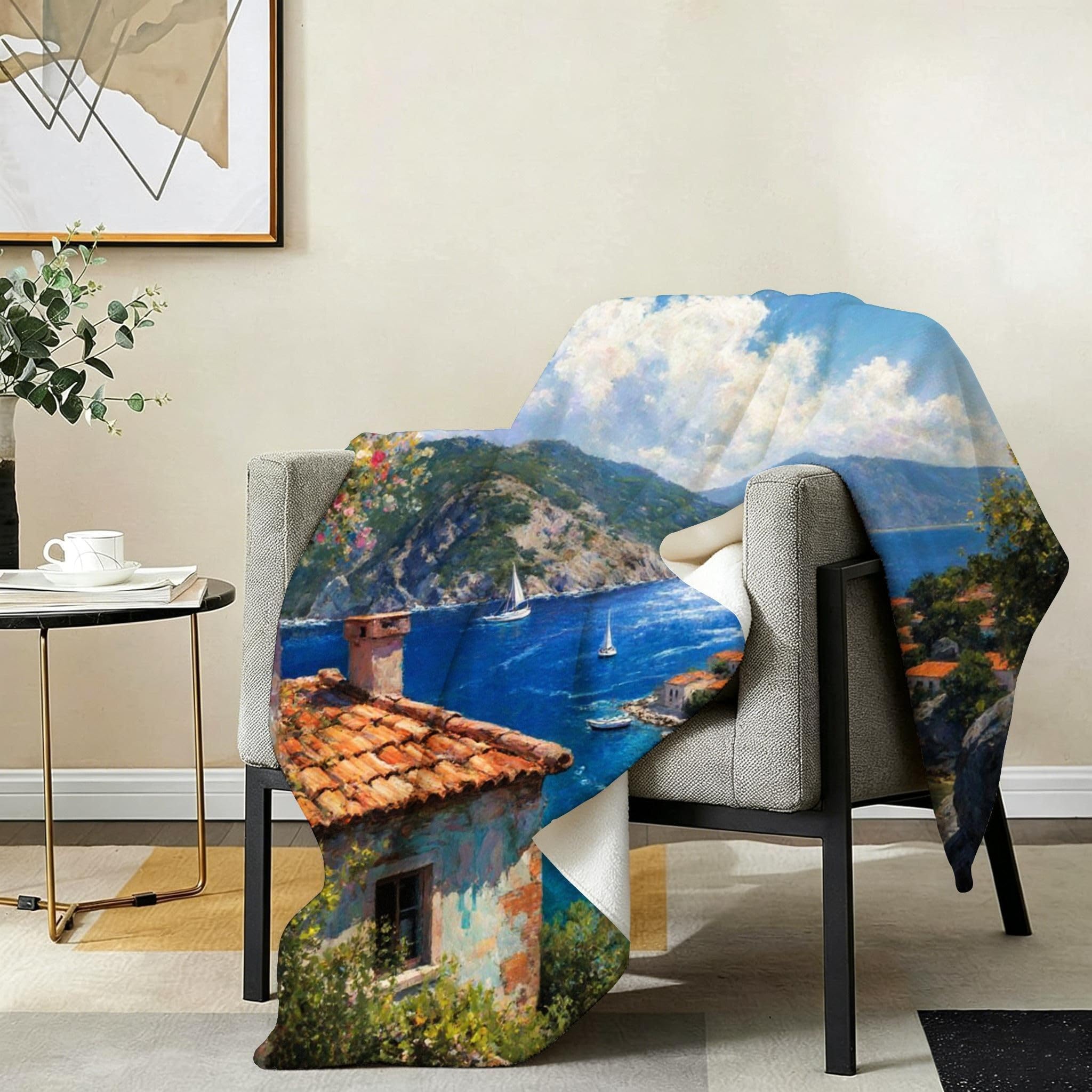 Manta 220x240 cm Girasol Franela Polar para Cama 135/150-A329