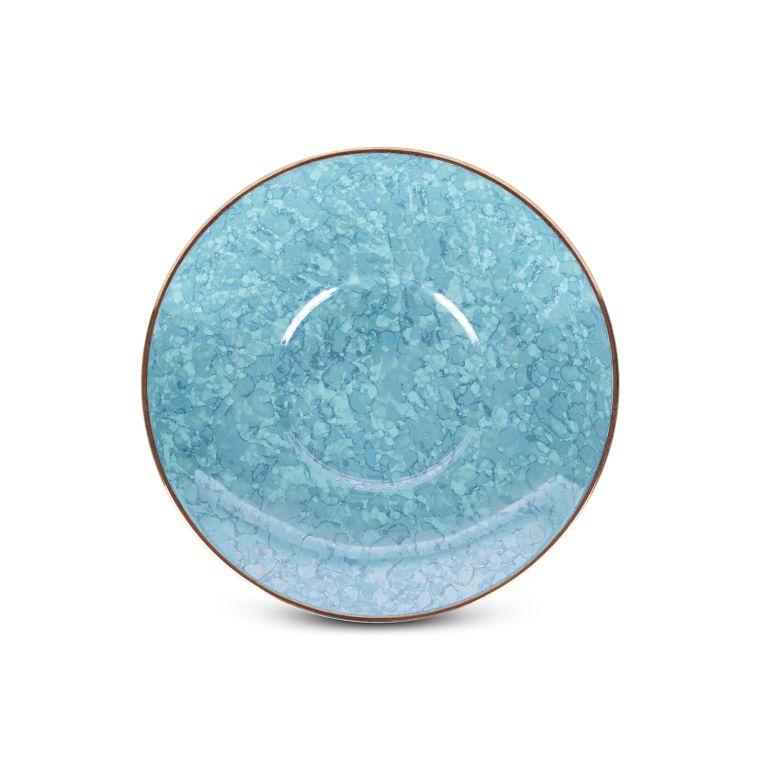 Dandy Lines Tea for One Set - Aqua Gold Tea Set -7