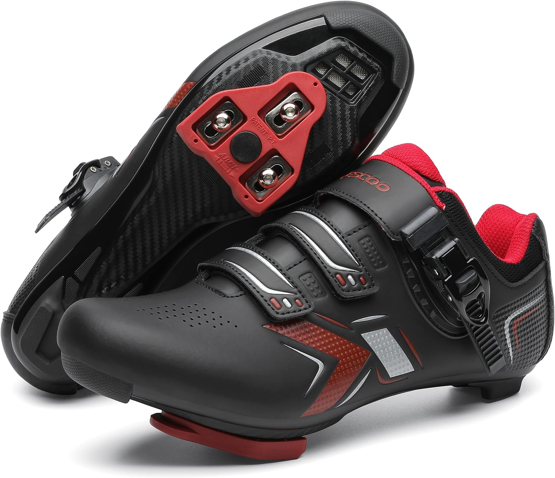 KESCOOMens Womens Cycling Shoes Compatible with Peloton Bike Shoes and Delta Cleats Pre-Installed, Clip in Road Bike Riding Racing Biking Shoes Perfect for Indoor Outdoor