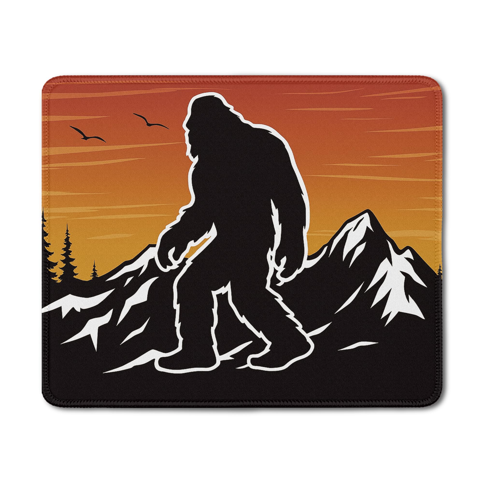 Patriotic Sasquatch Mouse Pad - American Flag Bigfoot -8 Patriotic Sasquatch Mouse Pad - American Flag Bigfoot -8