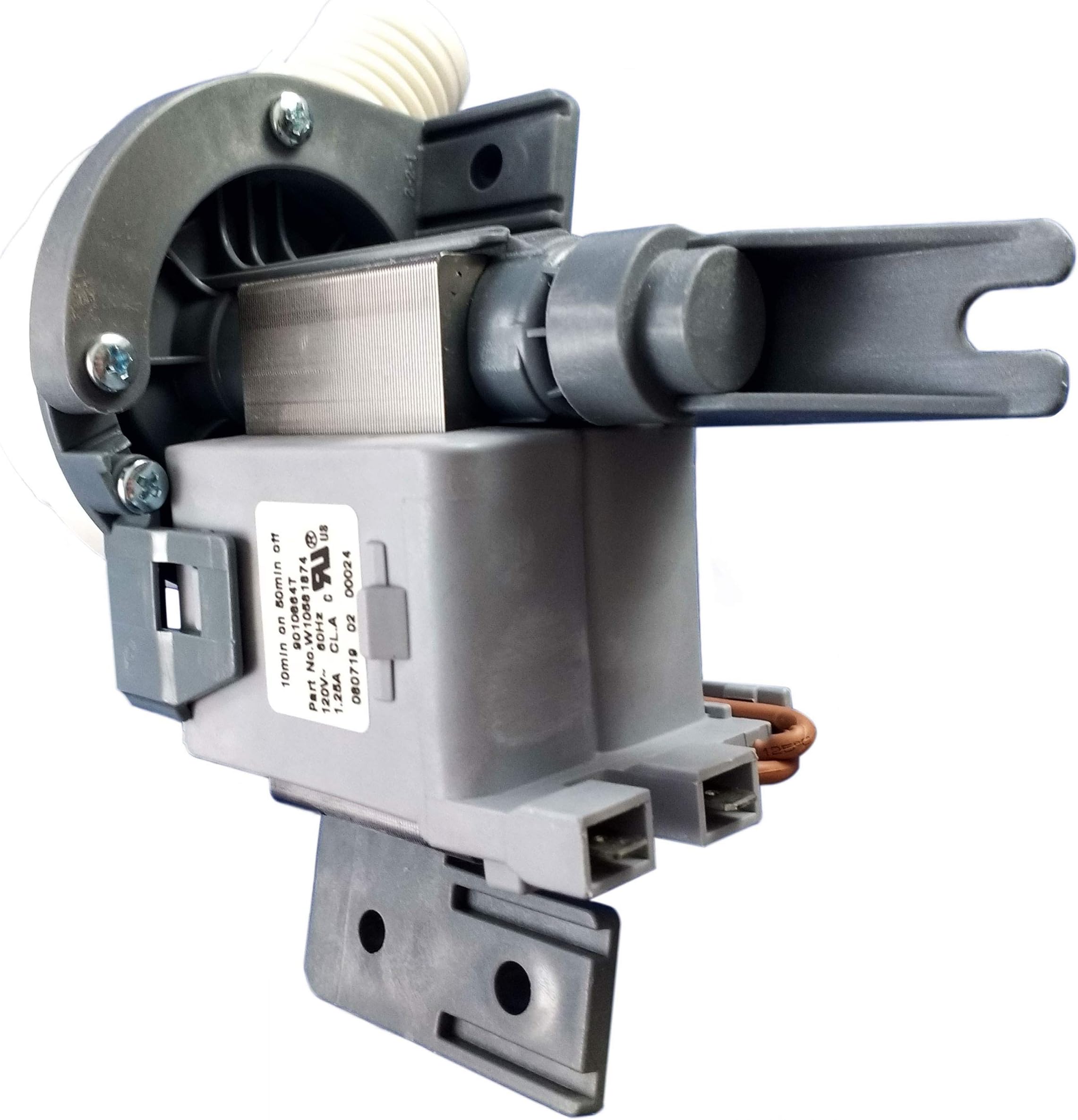 Repairwares Washing Machine Water Drain Pump W10581874 WPW10581874 AP6023189 PS11756530 for Whirlpool, Sears Kenmore, Maytag, and Other Top Brands