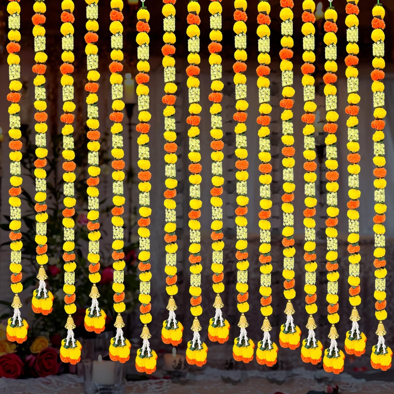 Rajasthan Marigold Garland - Diwali & Wedding Decor -11 Rajasthan Marigold Garland - Diwali & Wedding Decor -11