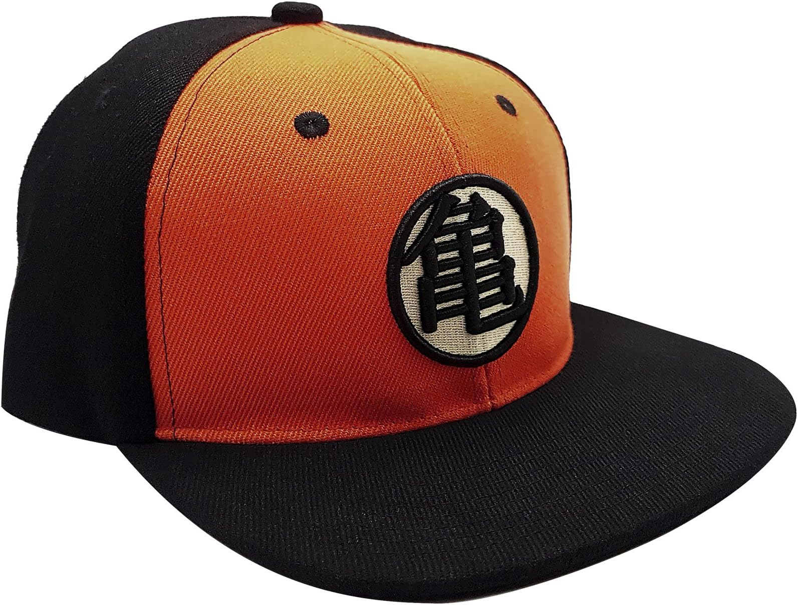 Dragon Ball Kame Snapback Cap - Black & Orange