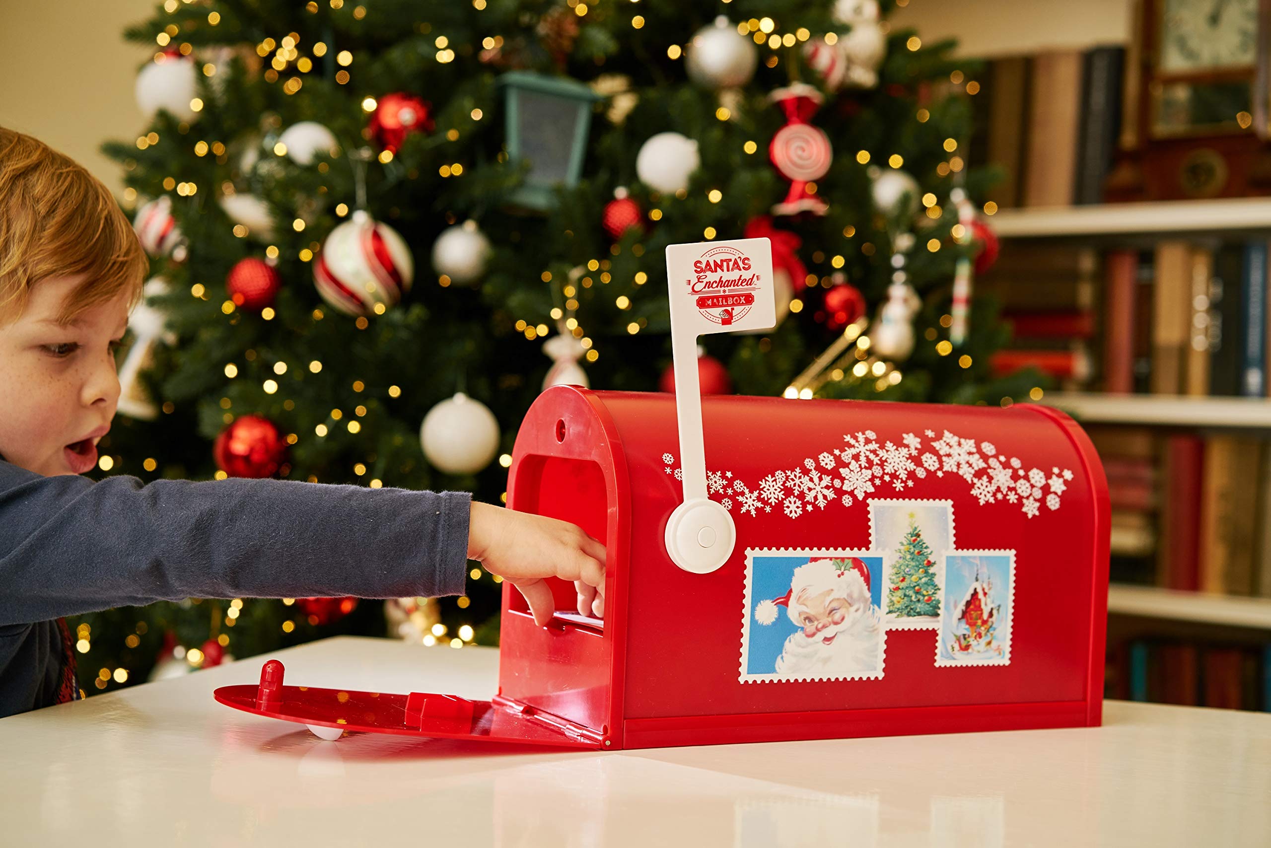 Amazon.com: Mr. Christmas Deluxe Santa's Enchanted Mailbox