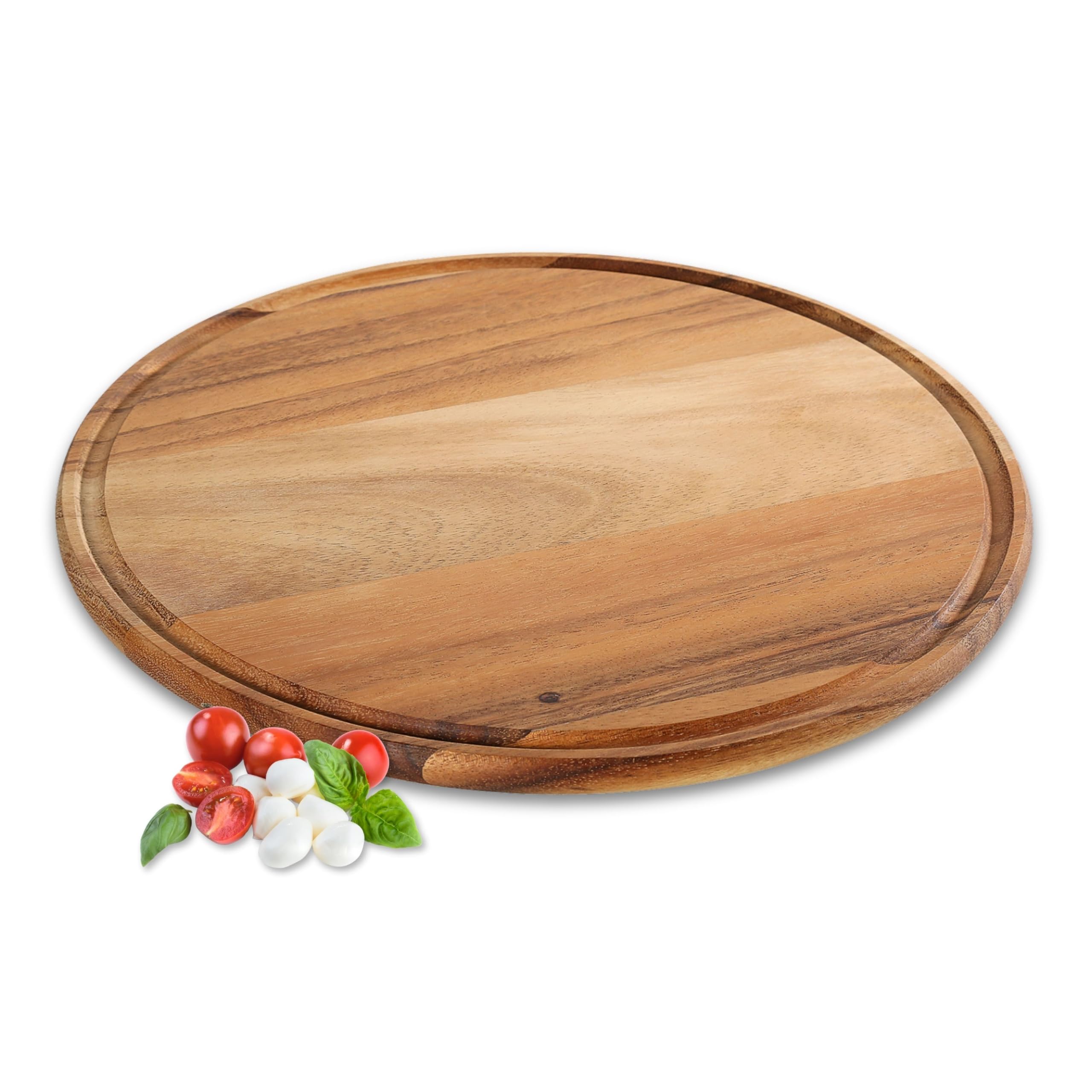 Zassenhaus Pizza Plate Acacia Diameter 33 cm