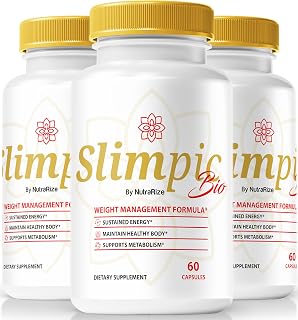 NutraRize (3 Pack) Slimpic Bio Weight Loss Pills, Official SlimpicBio Keto Formula, All-Natural Detox Support, Premium Pills for Fit and Healthy Body, SlimPik Bio Pastillas Review (180 Capsules)