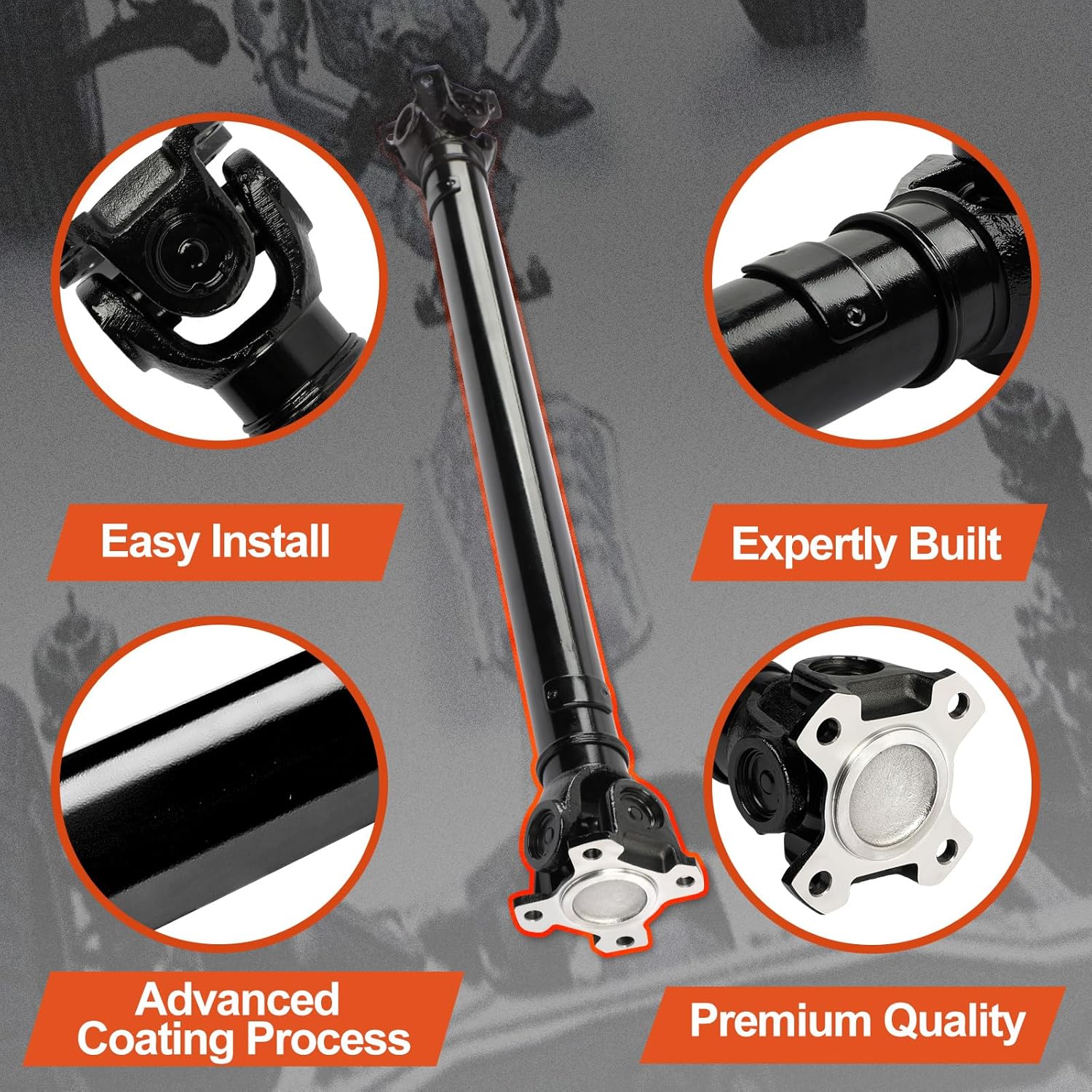 938-277 Front Complete Drive Shaft Prop Shaft Driveshaft Assembly Compatible with BMW 228i 230i 320i 328i 330i 335i 340i 428i 430i 440i M235i M240i -xDrive/GT xDrive, AWD, Replace OE 26209425910