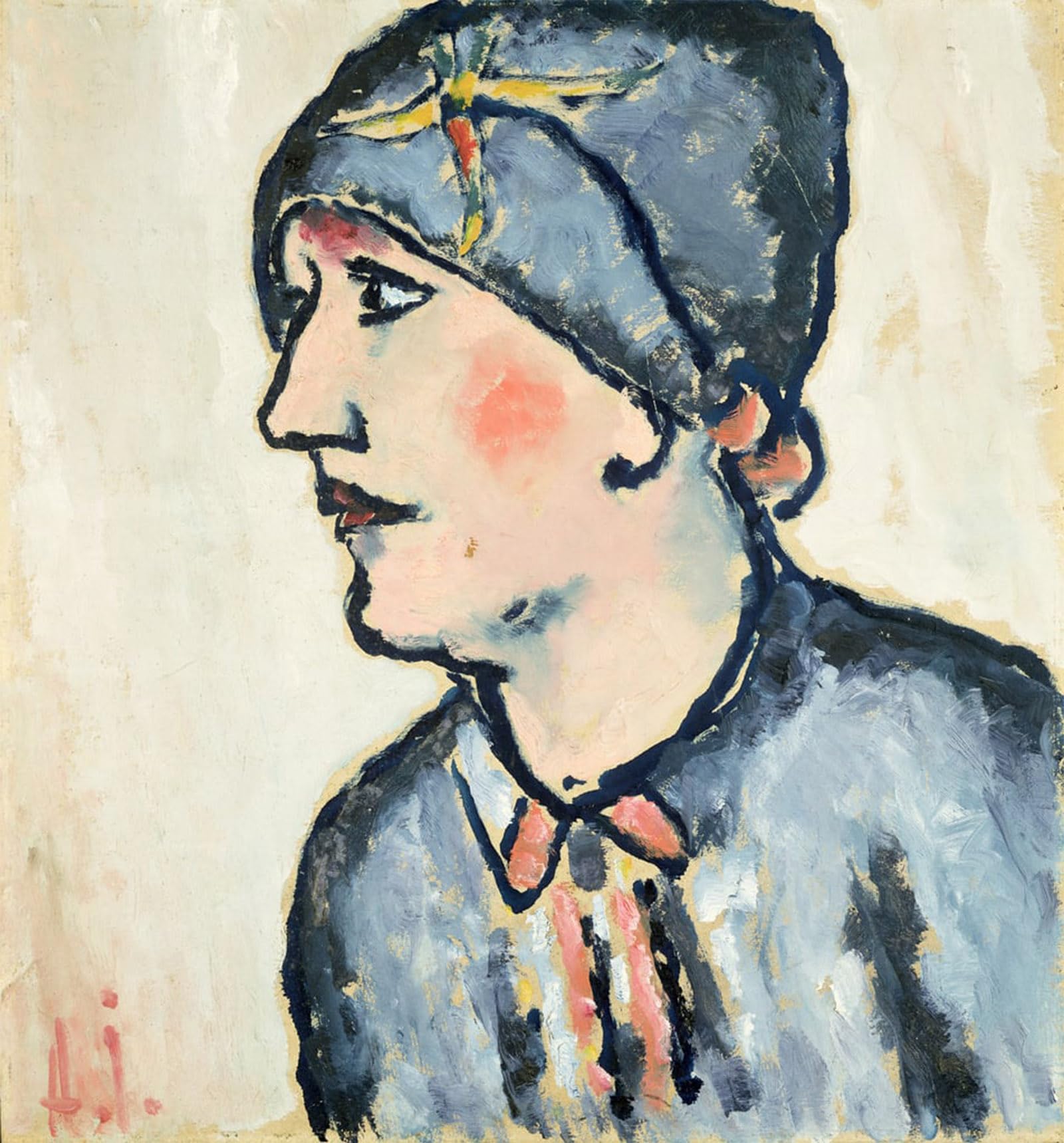 SERENDIPITP Aesthetic Poster Photo Wall Print Retro Picture Frau Kirchhof by Alexej Von Jawlensky Modern Wall Artwork for Home Decor 60x90cm