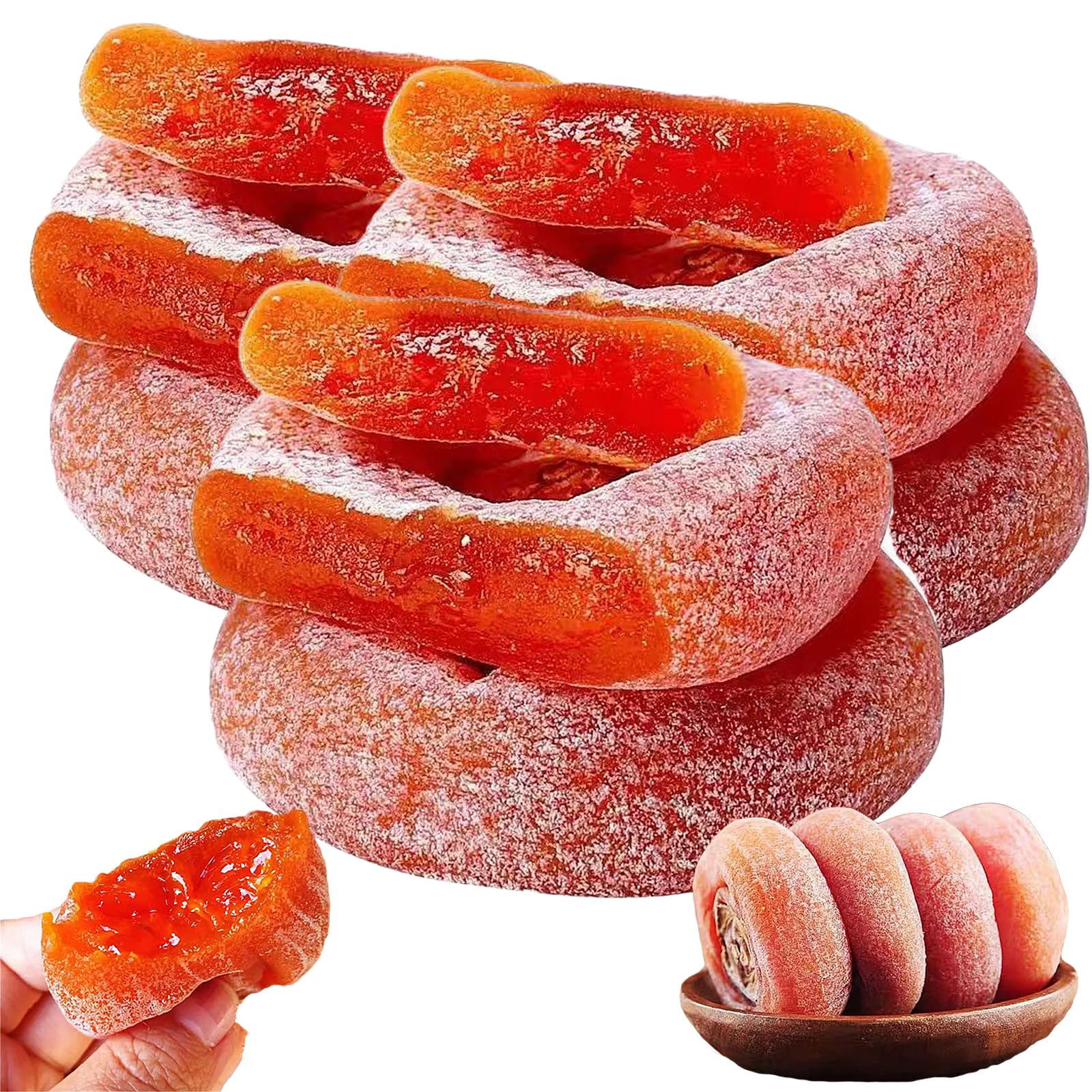 Dried Persimmons, Homemade Dried Persimmons, Persimmon, Dried Persimmon, Persimmon Fruit, Sun Dried Persimmons,Persimmons Dried (1000g)