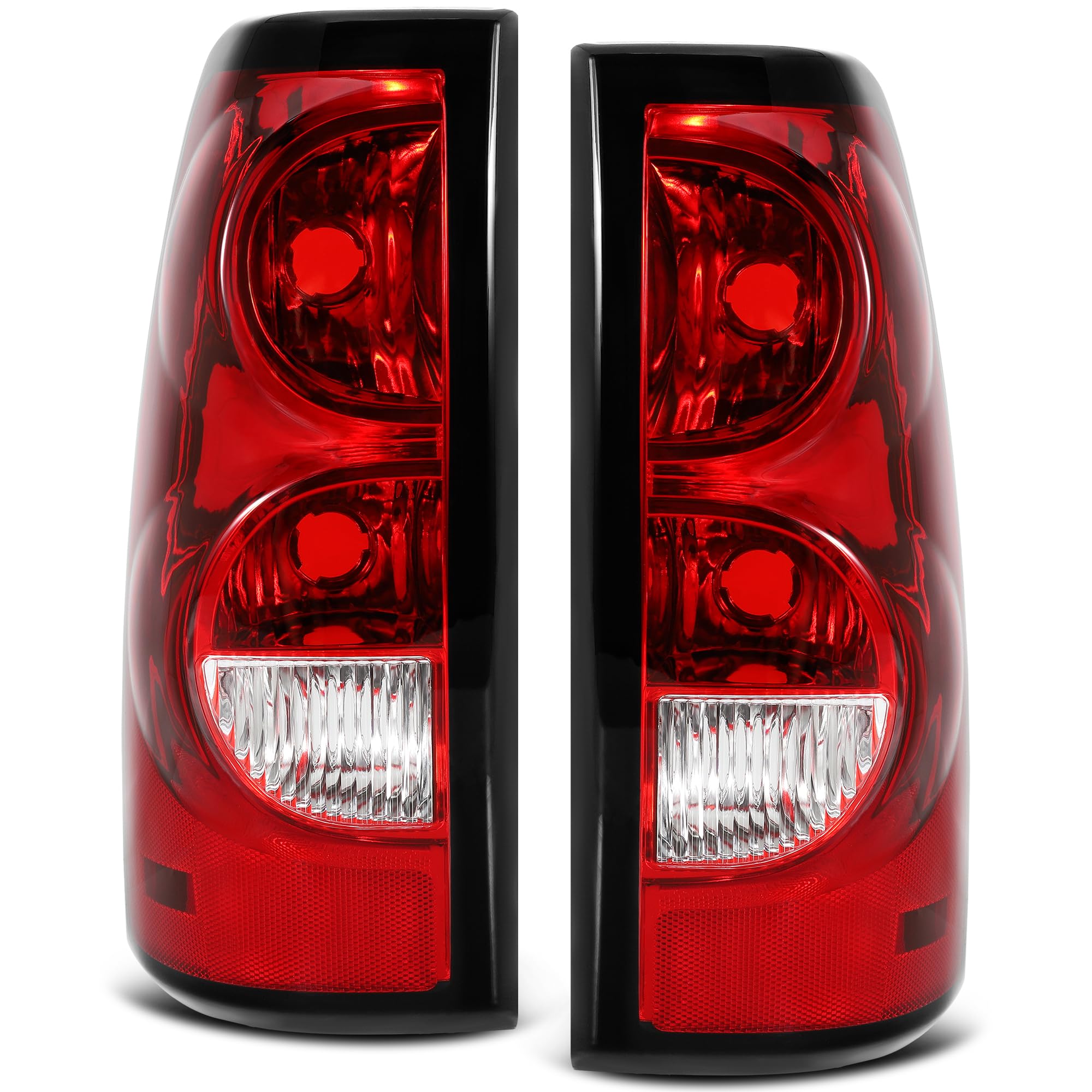 Tail Lights Rear Lamp Compatible With 2003 2004 2005 2006 Chevy Silverado 03 Silverado 04 Silverado 05 Silverado 06 Silverado Brake Lamp Driver Side And Passenger Side