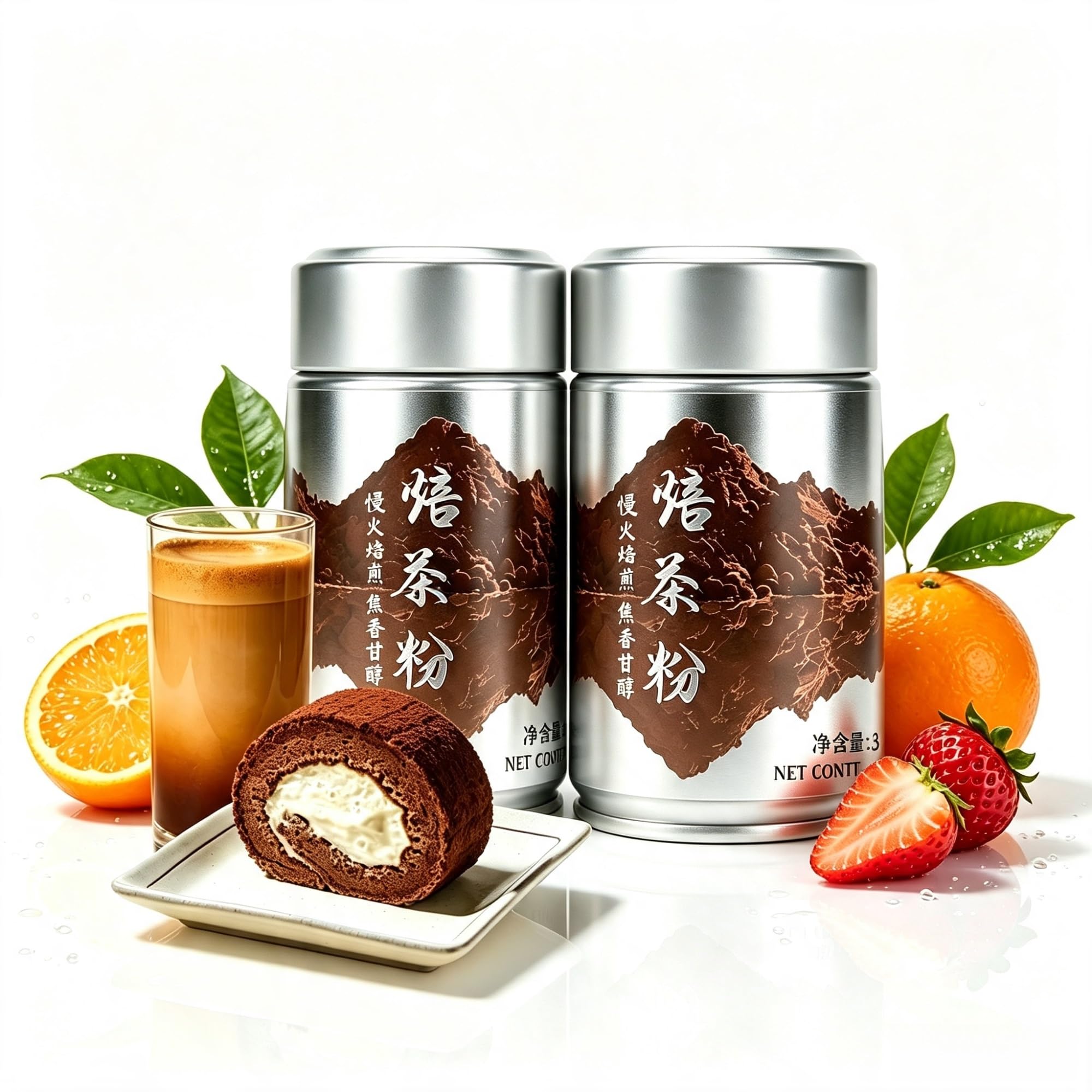 Ceremonialna palona herbata w proszku Hojicha, bez dodatków