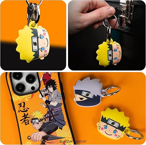 Miniatura 7 de iFace Naruto Shippuden - Funda de figura de anime compatible con Apple AirTags (clip de mosquetón incluido) [Naruto] y Naruto Shippuden Anime Figura
