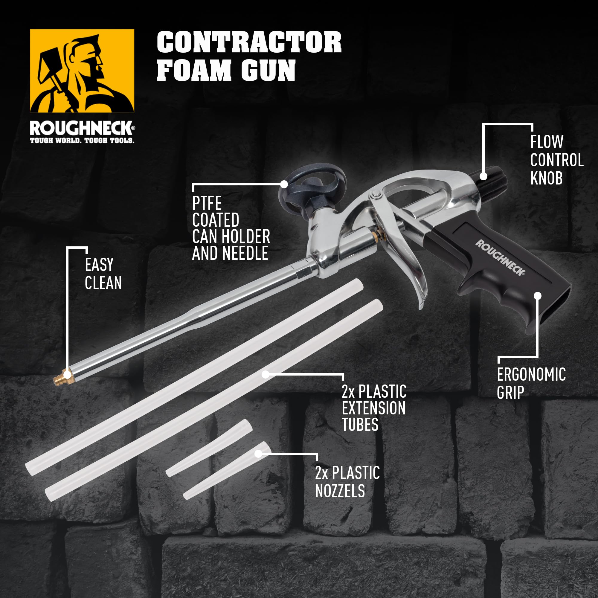 Roughneck ROU30175 Pistola Professionale Schiuma