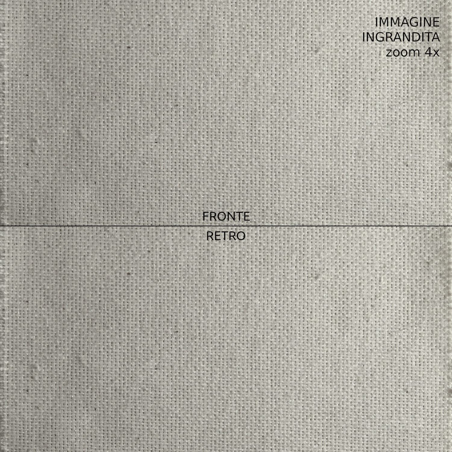 Rotolo Tela Cotone Grezzo 212x1000 Cm - Per Dipinti, Riparazioni, Foderatura