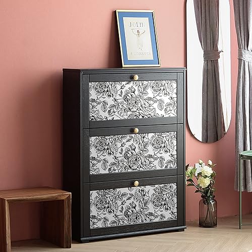 Vista 32 de Blooming Wall Lotus Lily Damasks - Papel tapiz para despegar y pegar (17.7 x 394 pulgadas, dorado metálico)