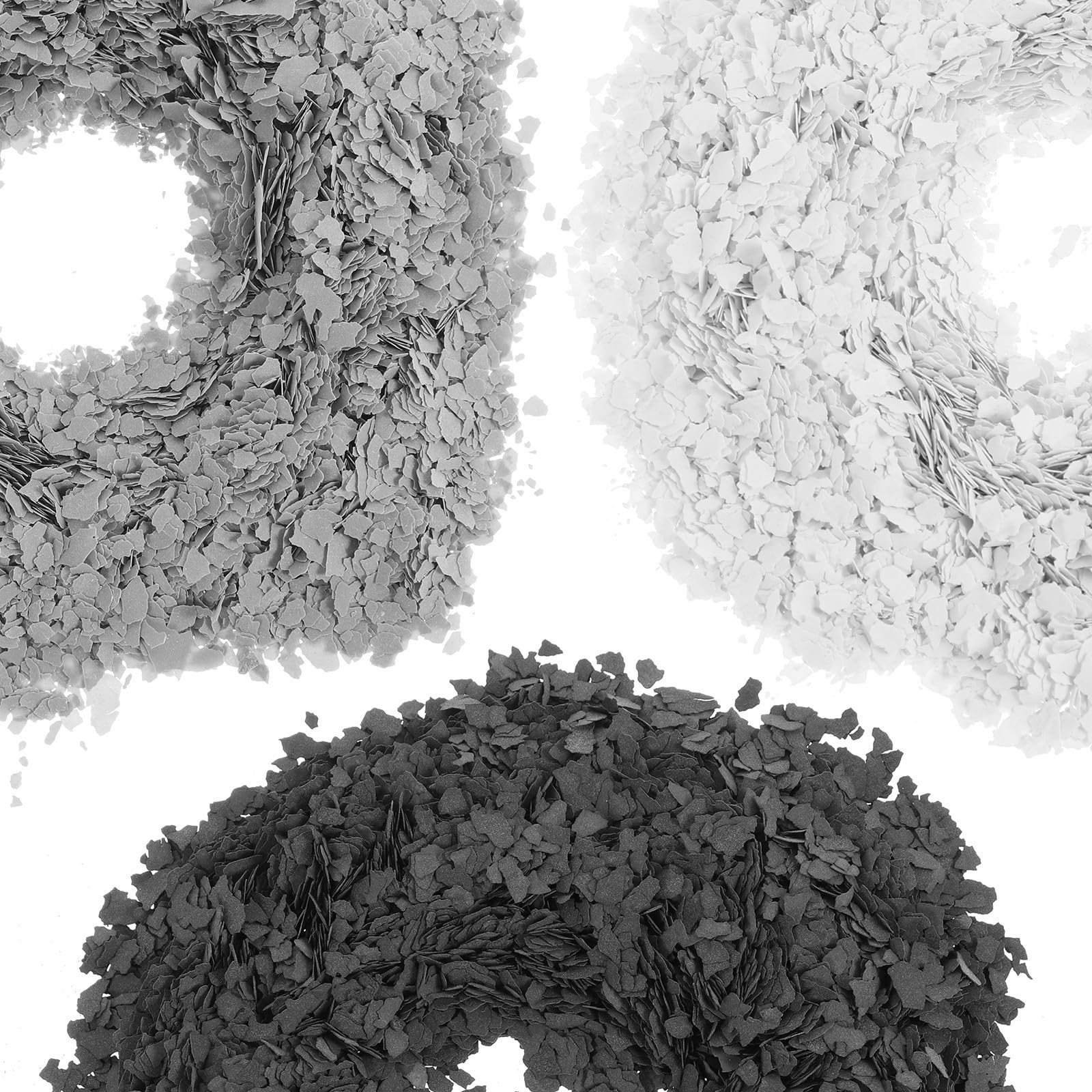 PLAFOPE Vernice per Pavimenti Copre Sporco e Segni in Cemento Scaglie Decorative in Resina Epossidica, 1 Confezione da 1kg, Materiale Naturale, per Garage e Showroom