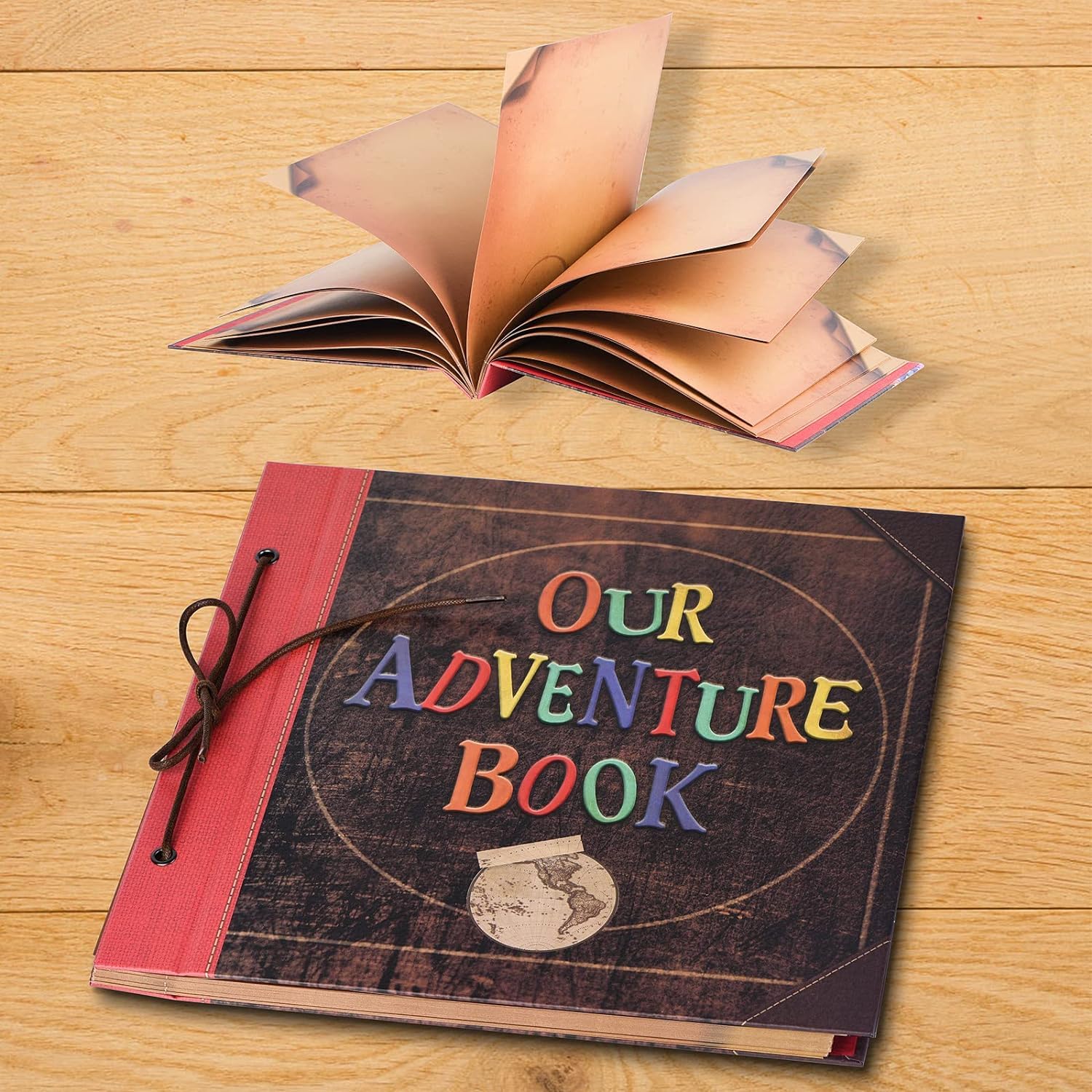 Nasza książka Adventure Book - ręcznie robiony album do scrapbookingu, na podróż, wesele, 60 stron, album pamiątkowy, zrób to sam, idealny na urodziny, dla przyjaciół, rodziny, rodziny