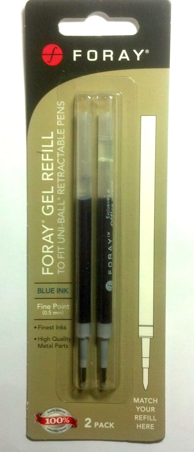 Foray Gel Refill Pen Refills Office Products