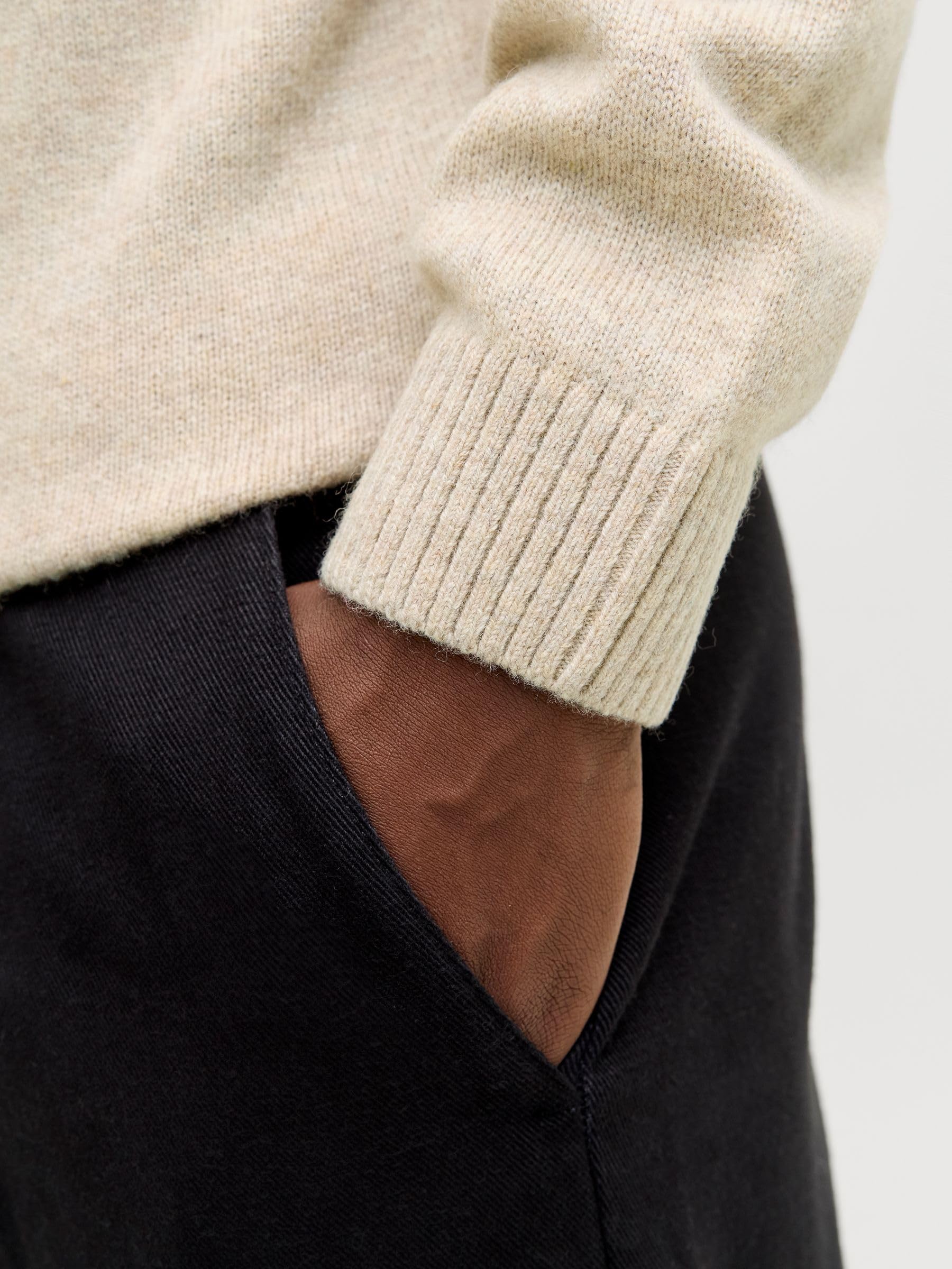 JACK & JONES Jprcclambswool Knit Crew Neck Sn Jprcclambswool Knit Crew Neck Sn Hombre