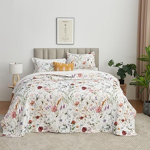 NIUDÉCOR HOME Juego de ropa de cama de tamaño Queen, colcha ligera de verano de microfibra suave para todas las estaciones (incluye 1 edredón, 2 NIUDÉCOR HOME Juego de ropa de cama de tamaño Queen, colcha ligera de verano de microfibra suave para todas las estaciones (incluye 1 edredón, 2