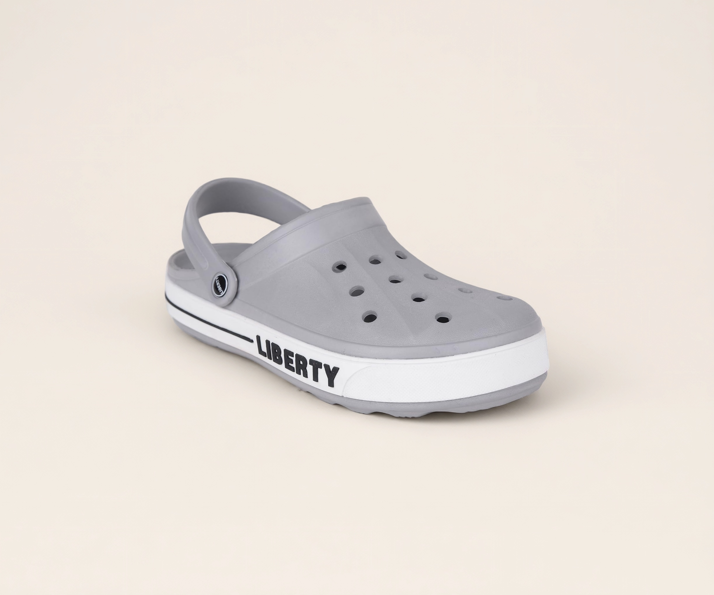 Liberty A-HA Black & Blue Slippers for Men - Home-Wear Slip-On Slip-On