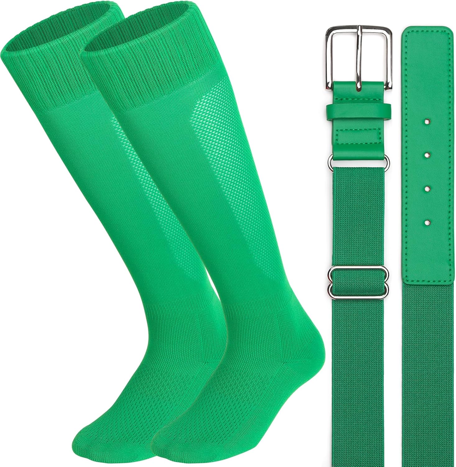 Ratokaler Baseball Socks and Belt Combo for Youth Adult Softball Sock Belt for Boys and Girls