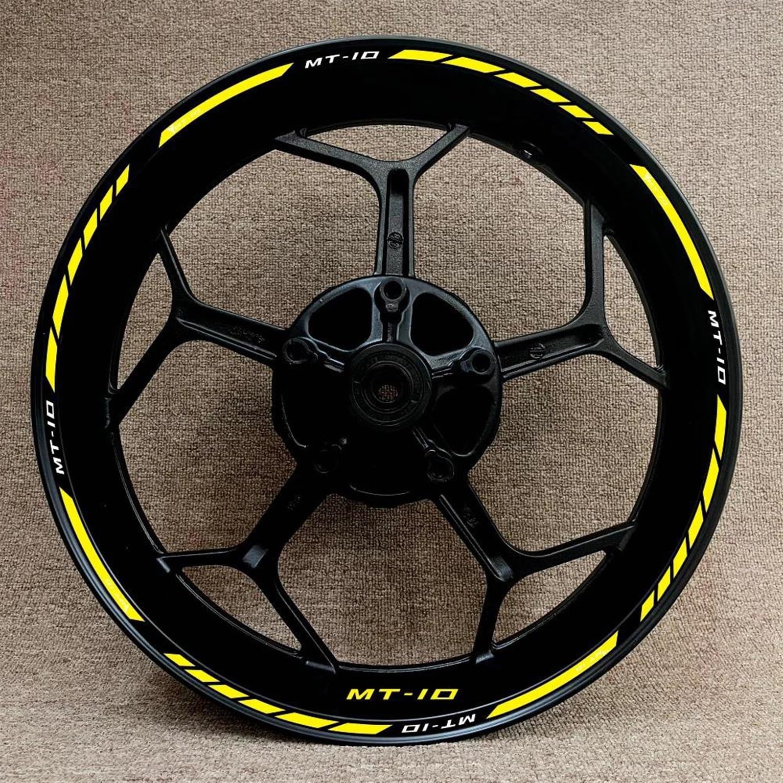 Stickers Motorcycle Wheel Stickers Night Reflective Decorative Rim for MT-10 MT10(Style 7)