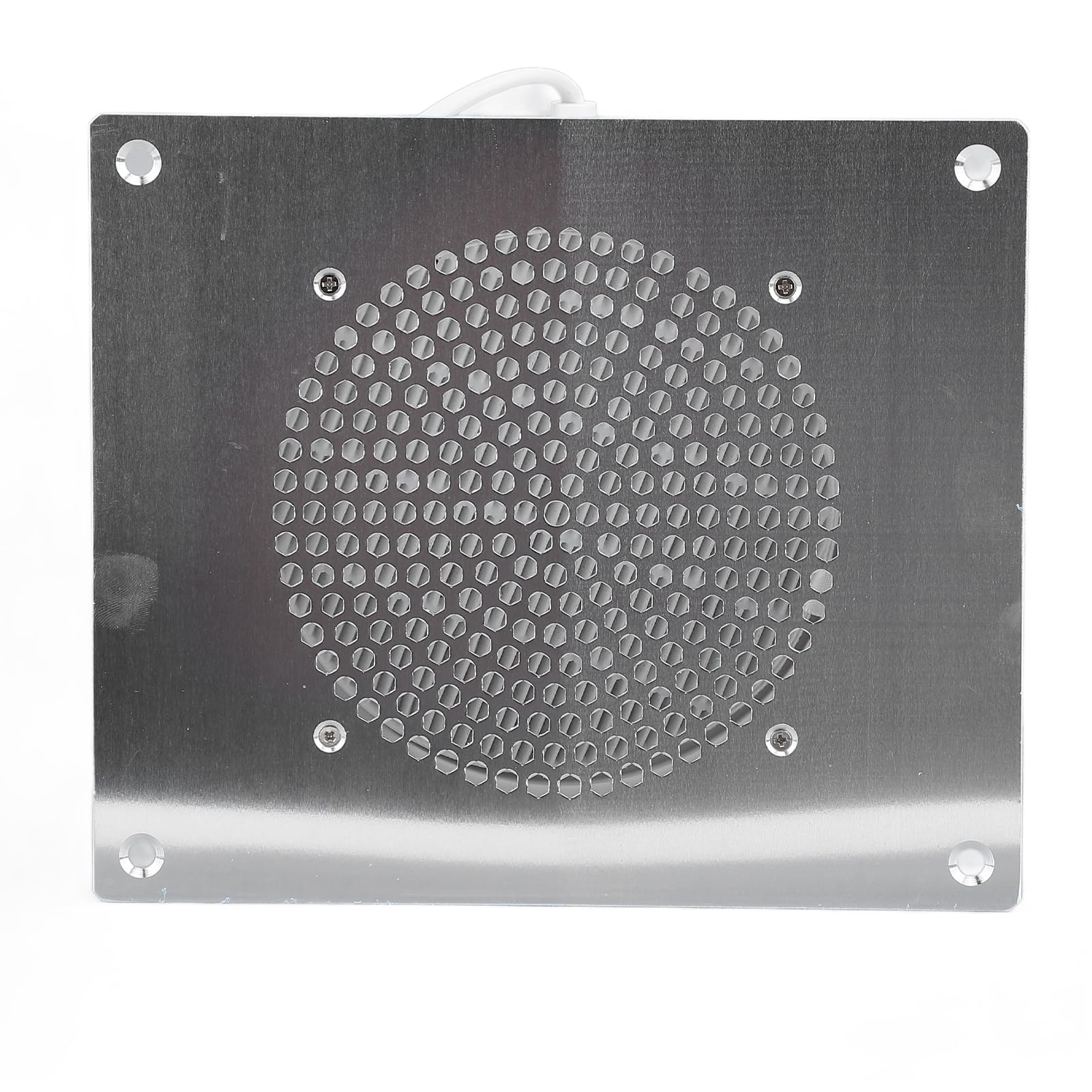 Colector de Polvo de Uñas, Aspirador de Uñas Integrado en la Mesa, Aspirador de Uñas con Superficie Metálica con Filtro Reutilizable, Potente Ventilador para Herramientas de
