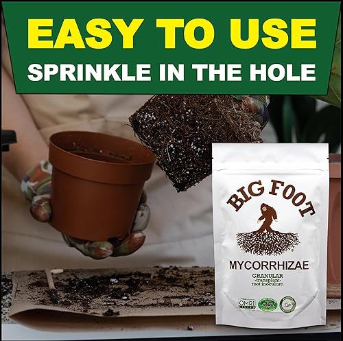 Miniatura 7 de Big Foot Micorrizas – Duplica el tamaño de tu planta – Fácil de usar – Fabricado en Estados Unidos – Trata 30 plantas (7,500 esporas de micorrizas)