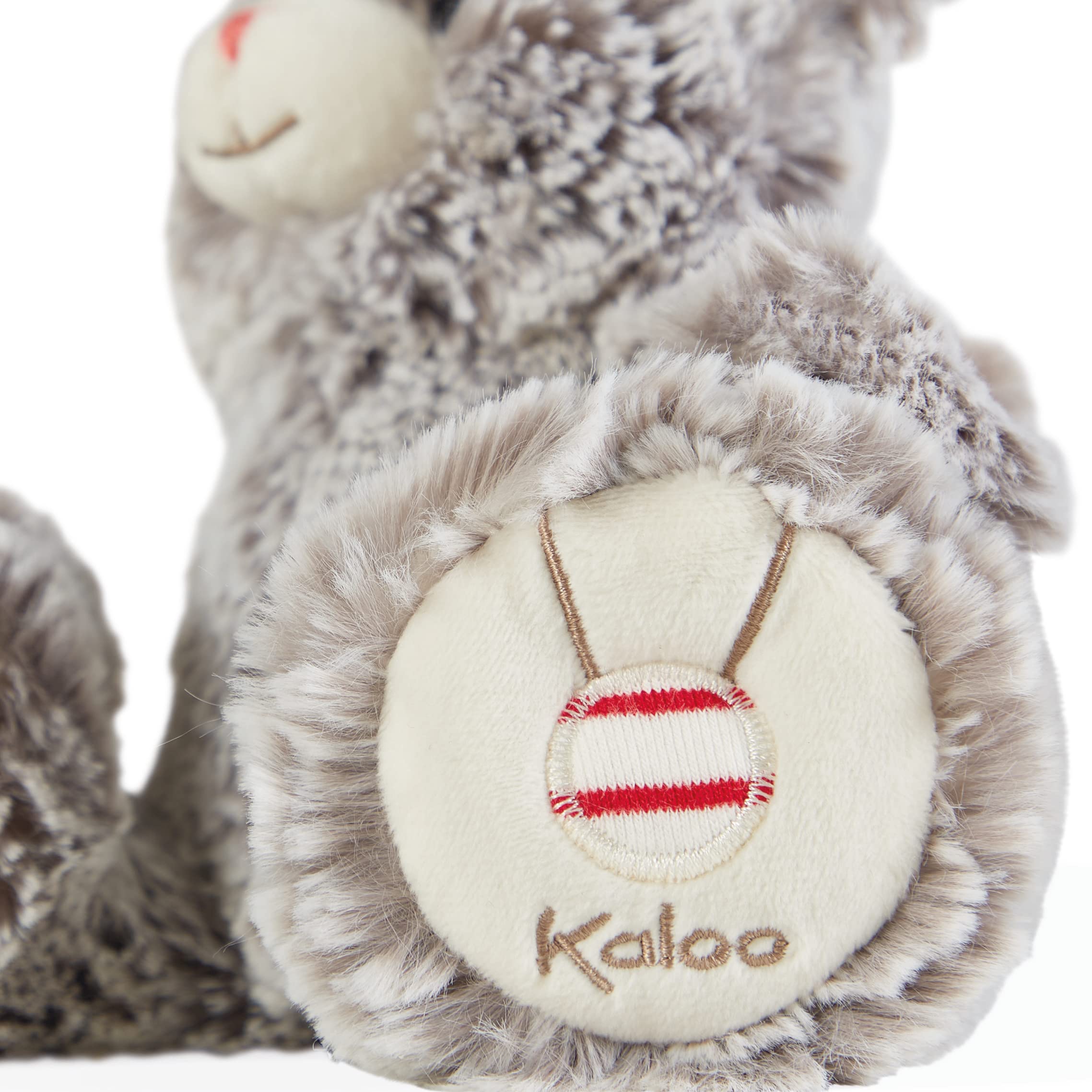 Kaloo - Rouge Kaloo, Szary Miś Mae Teddy Prestige Musical 31 cm, Miś Miękki Futro, Duoo Baby, Relaksująca Melodia La Lu, Zranione Nogi, Od urodzenia, K223004