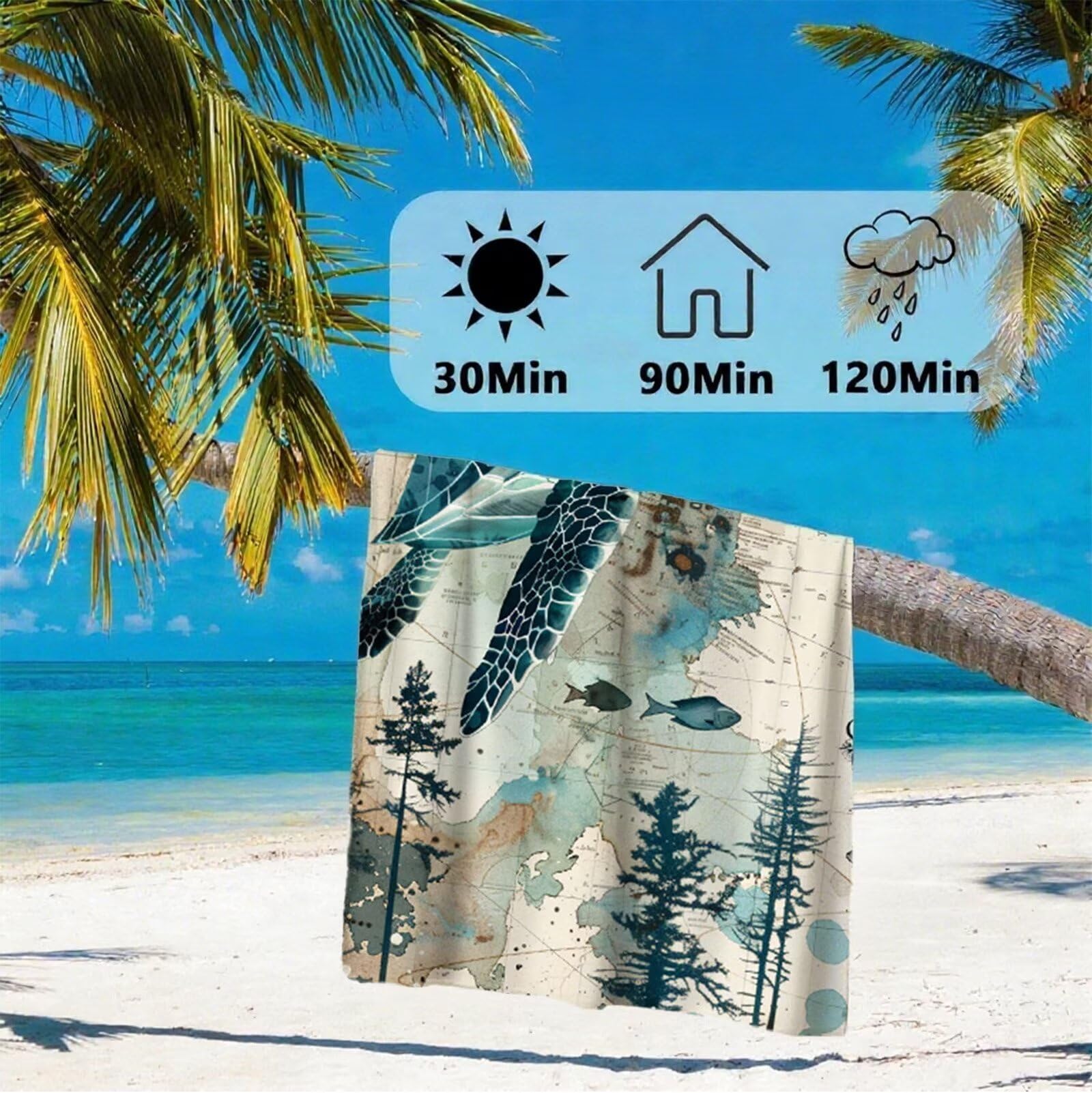 Telo Mare Microfibra 220x100 cm Telo Mare Grande, Asciugamano Palestra Asciugatura Rapida, Stuoia Campeggio Anti-Sabbia, Morbido, Assorbente, con Borsa Portaoggetti, Accessori Campeggio, Regalo Y2-210